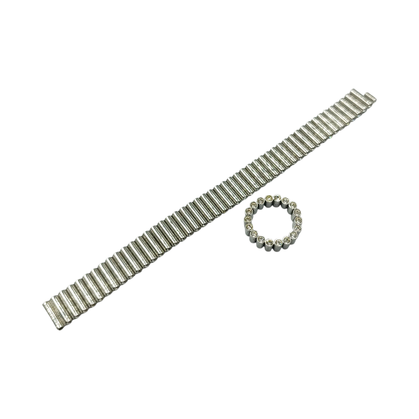 Swatch Lustro Anello e Bracciale Vintage Swaroski