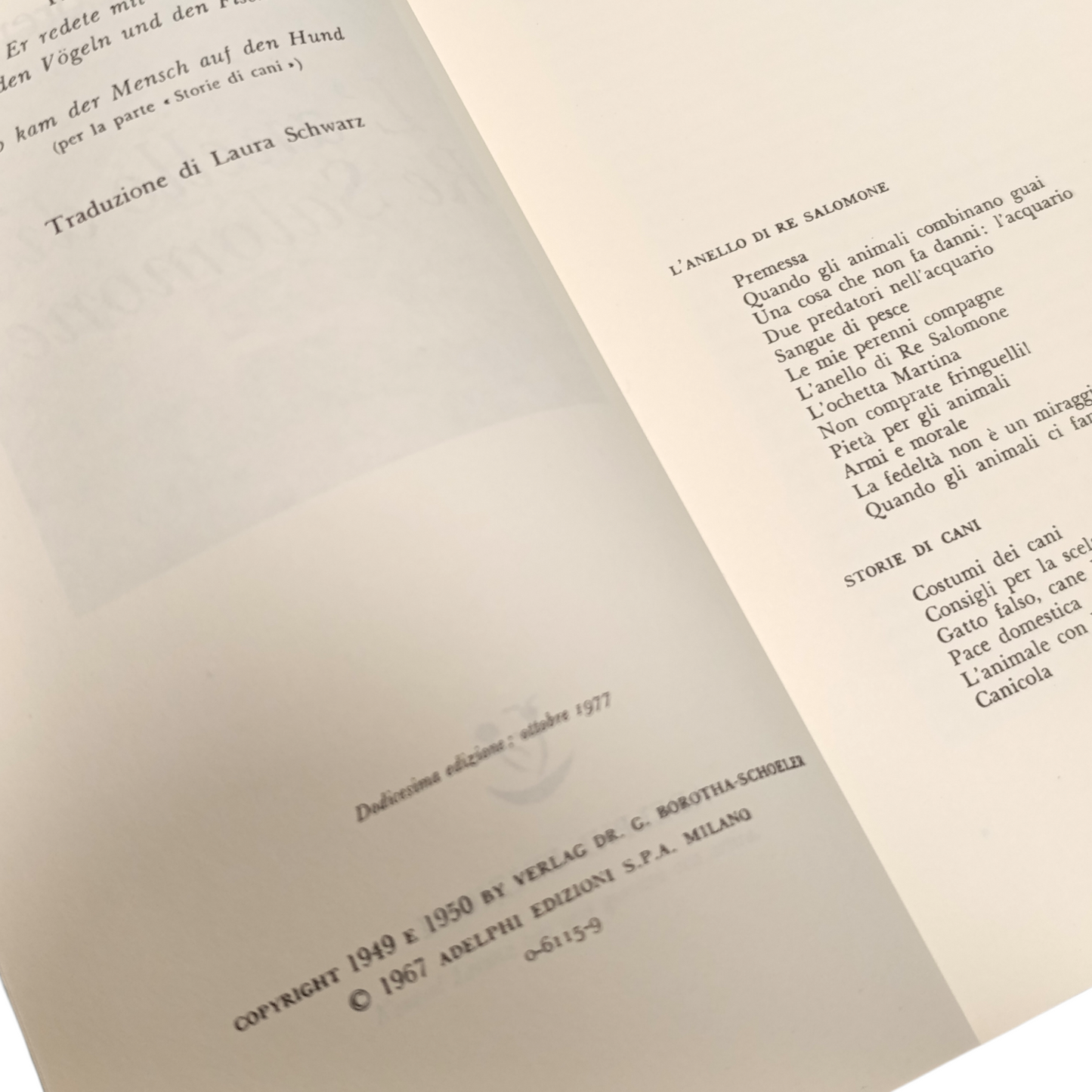 L'Anello Di Re Salomone