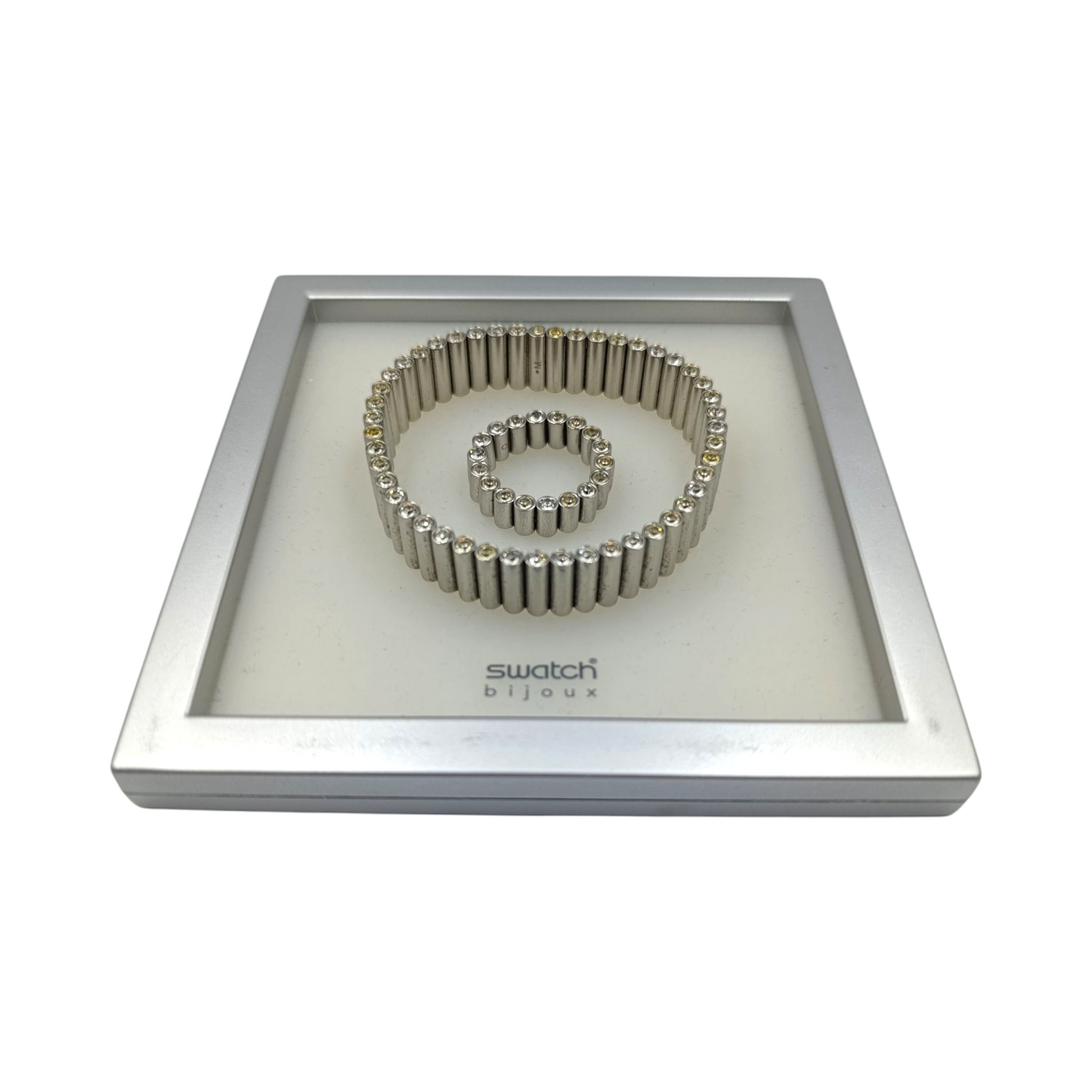 Swatch Lustro Anello e Bracciale Vintage Swaroski