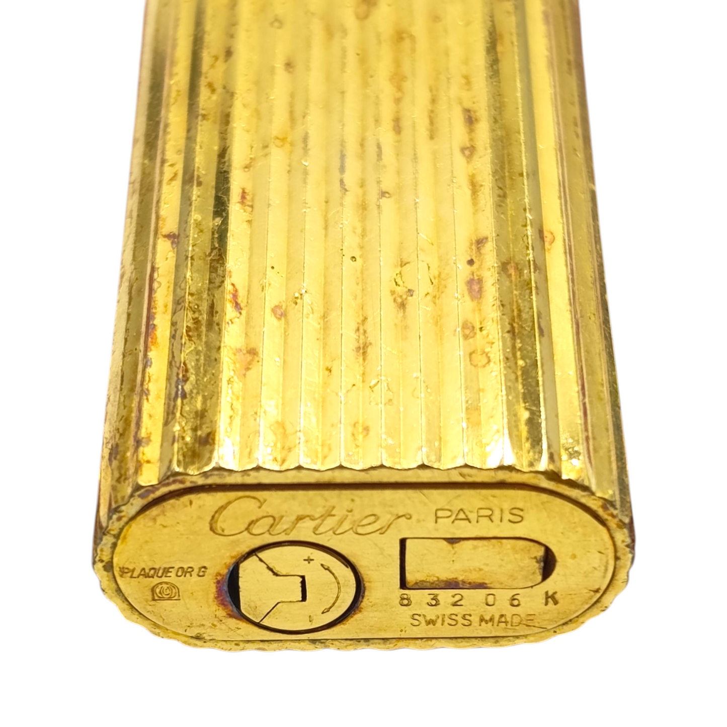 Accendino Le Must De Cartier Placcato Oro Anni 80