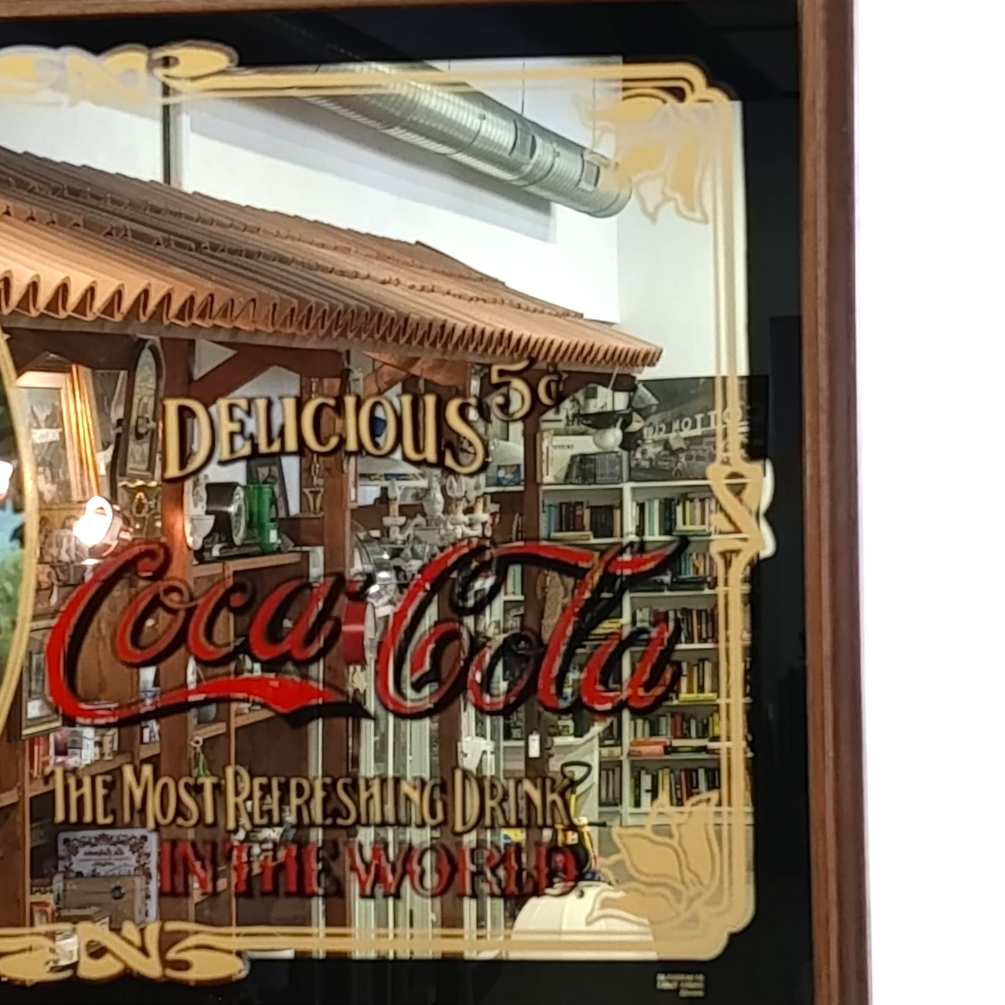 Specchio Pubblicitario Vintage Coca Cola