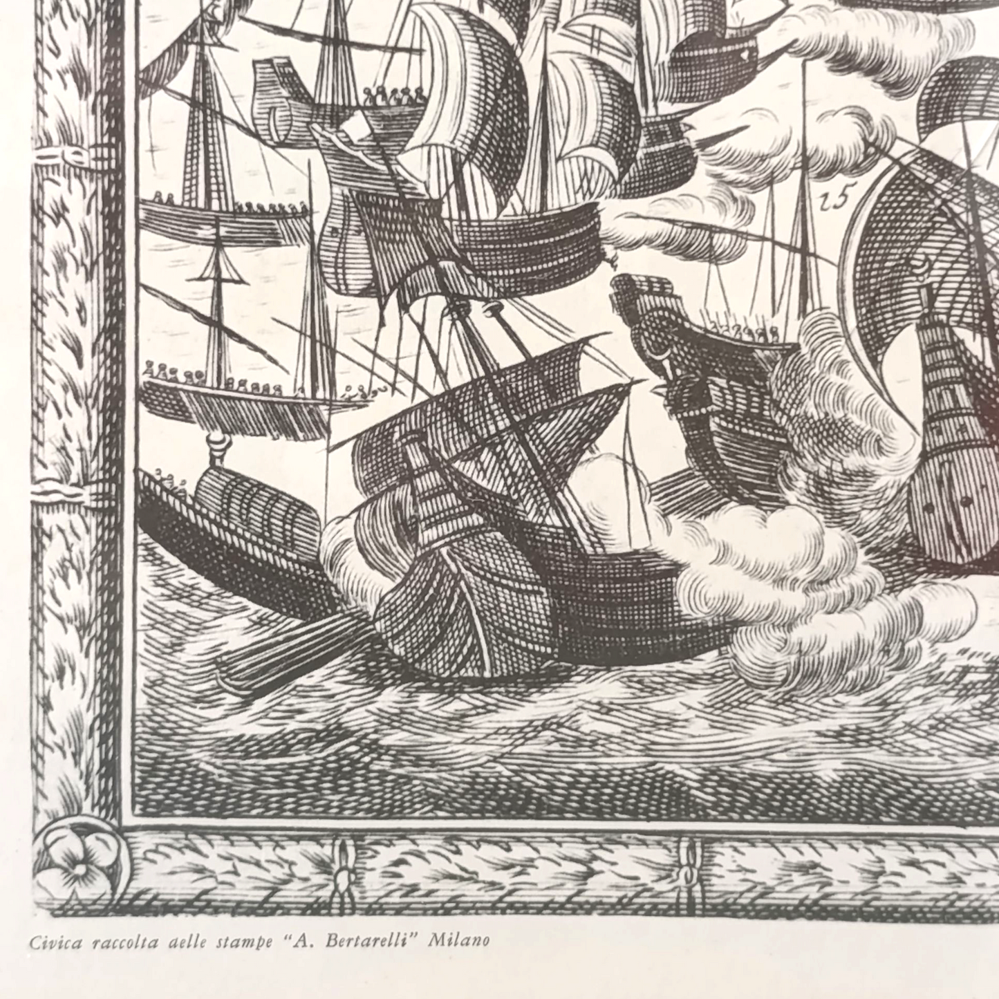 Riproduzione Stampa Assedio Di Candia Di Achille Bertarelli