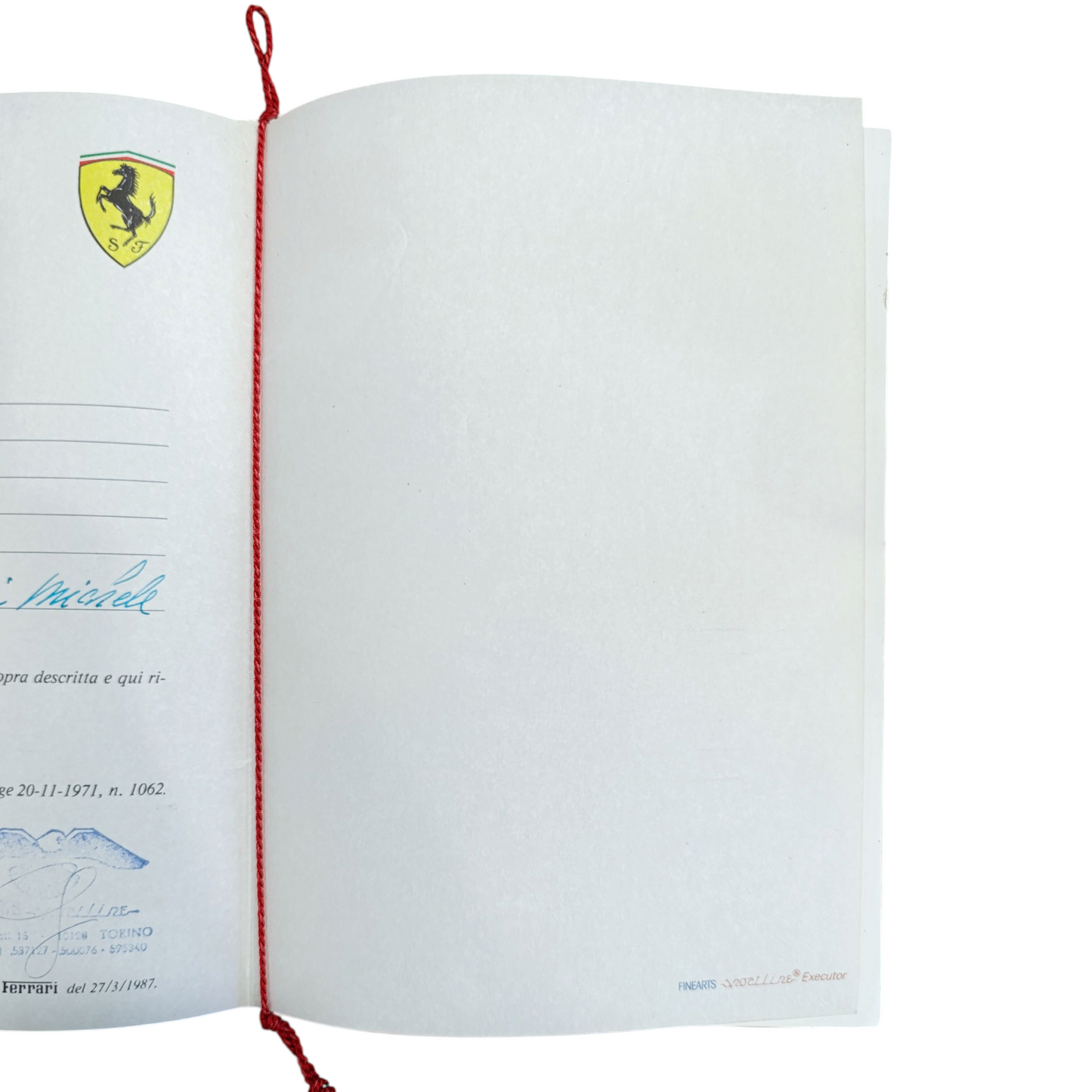 Quadro Ferrari Testarossa Argento 999.9 Edizione Limitata Anni 80