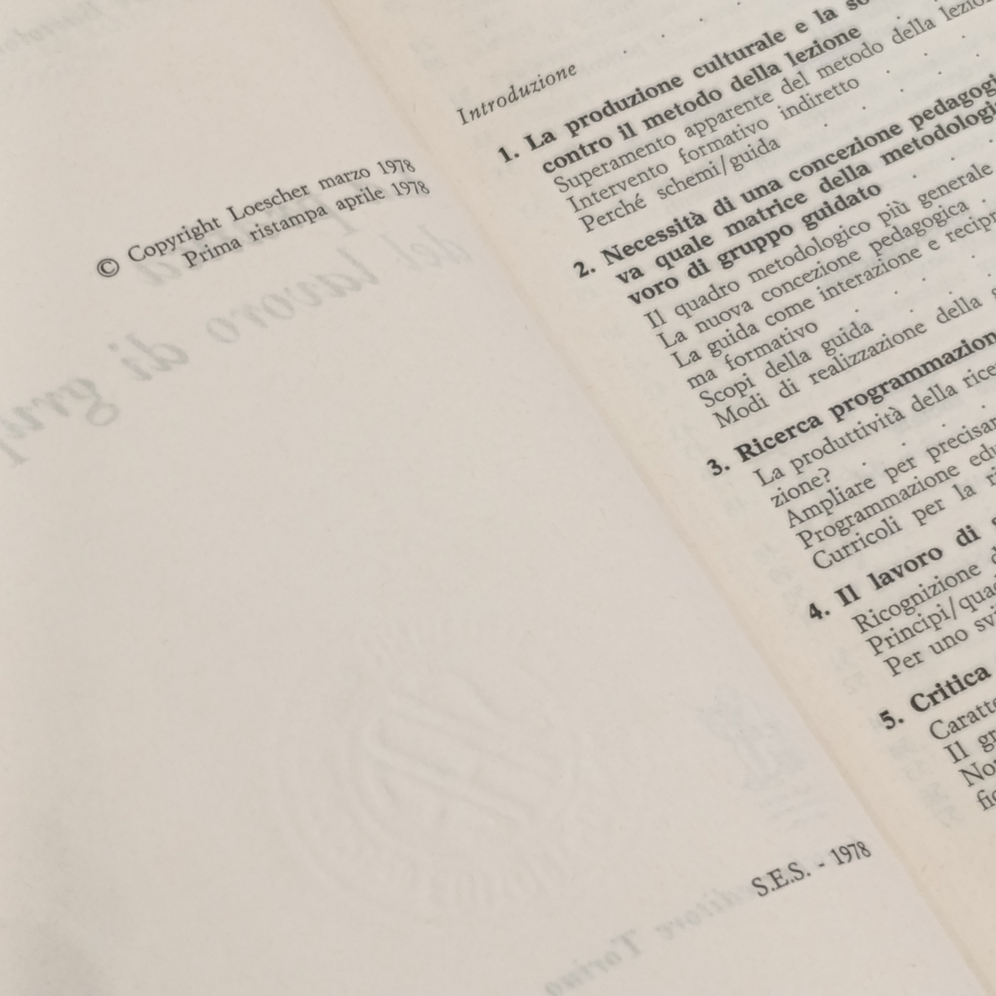 La Pratica Del Lavoro Di Gruppo di Francesco De Bartolomeis