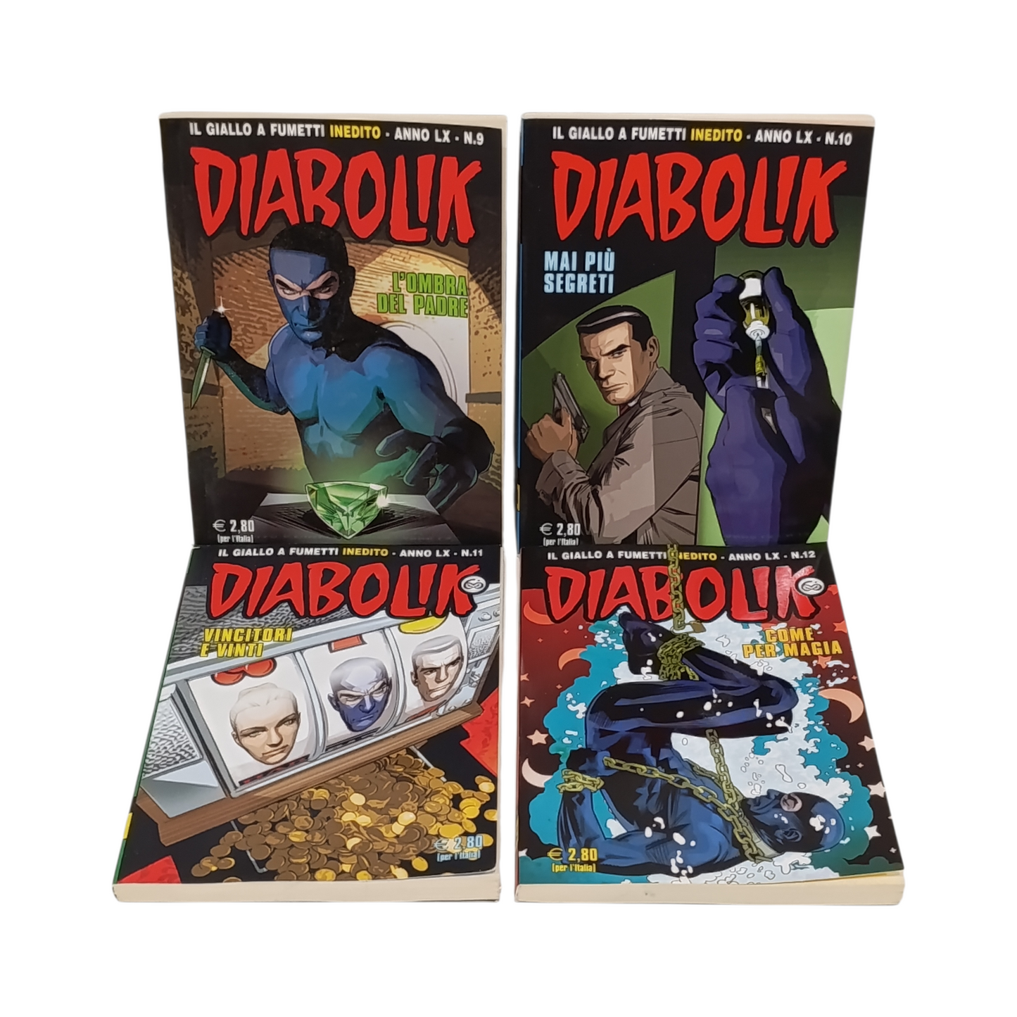 Lotto 12 Fumetti Diabolik Anno LX (2021)