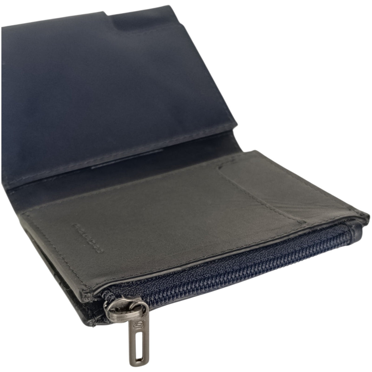 Portafoglio Piquadro Pelle Blu Piccolo