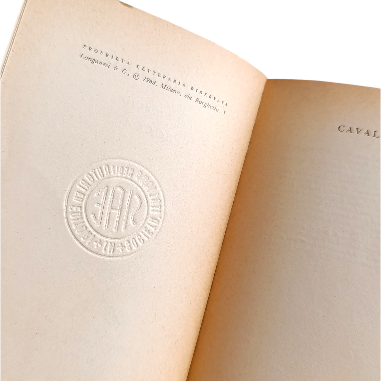 Libro Cavallero Di Giorgio Bocca