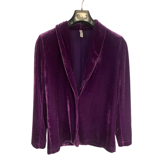 Blazer Donna Tensione In Ciniglia Viola
