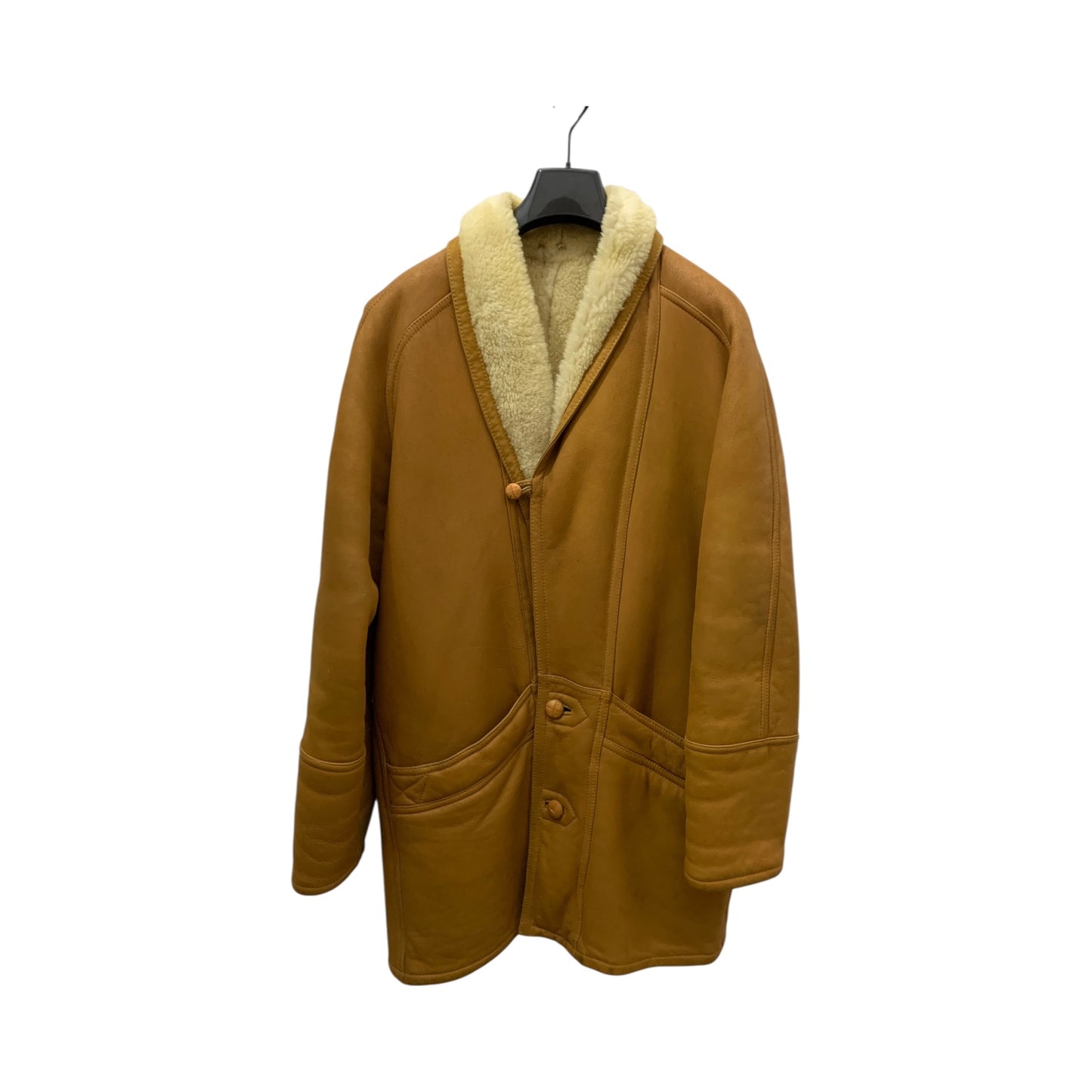 Cappotto Vintage Montone Pelle