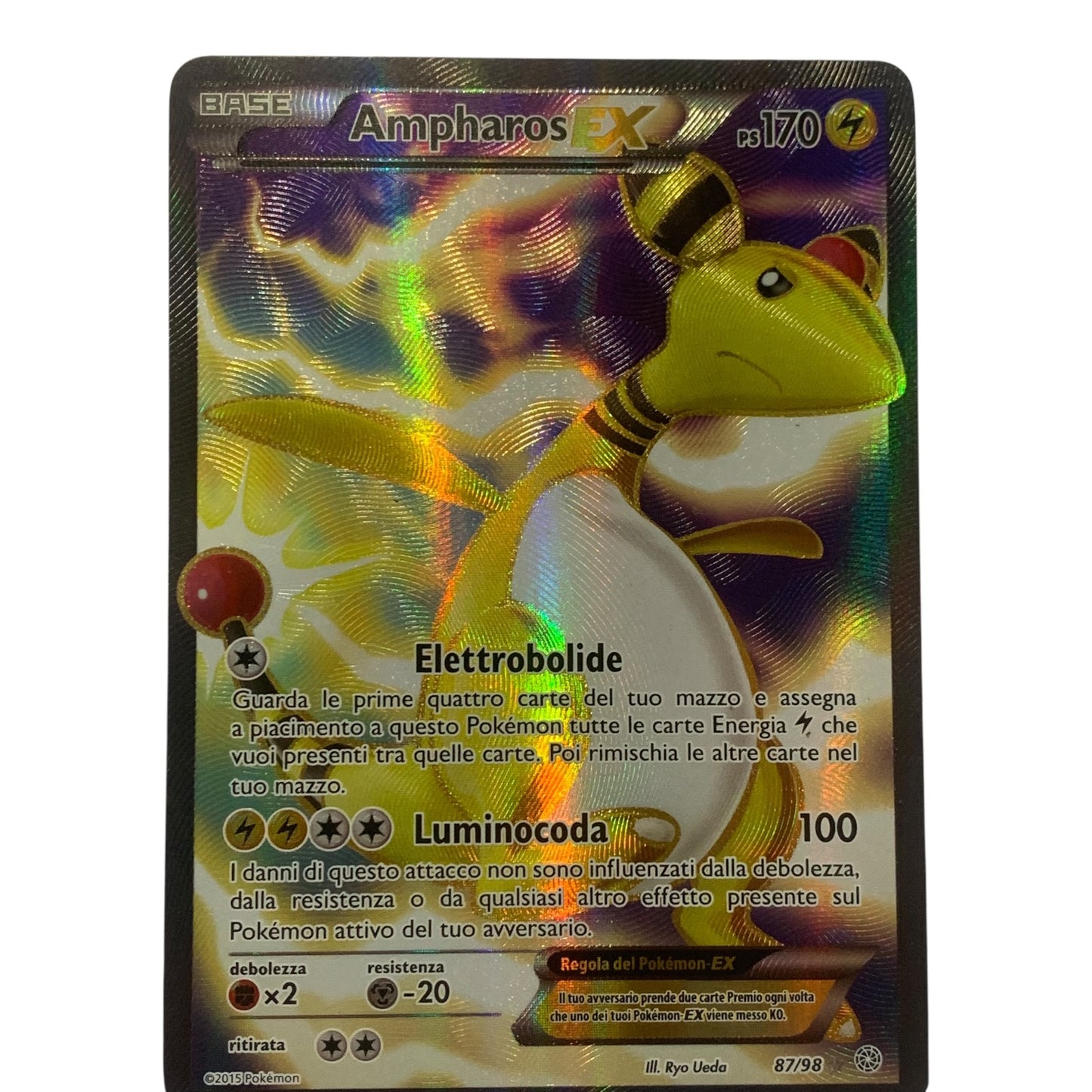 Carta Pokemon Ampharos Ex