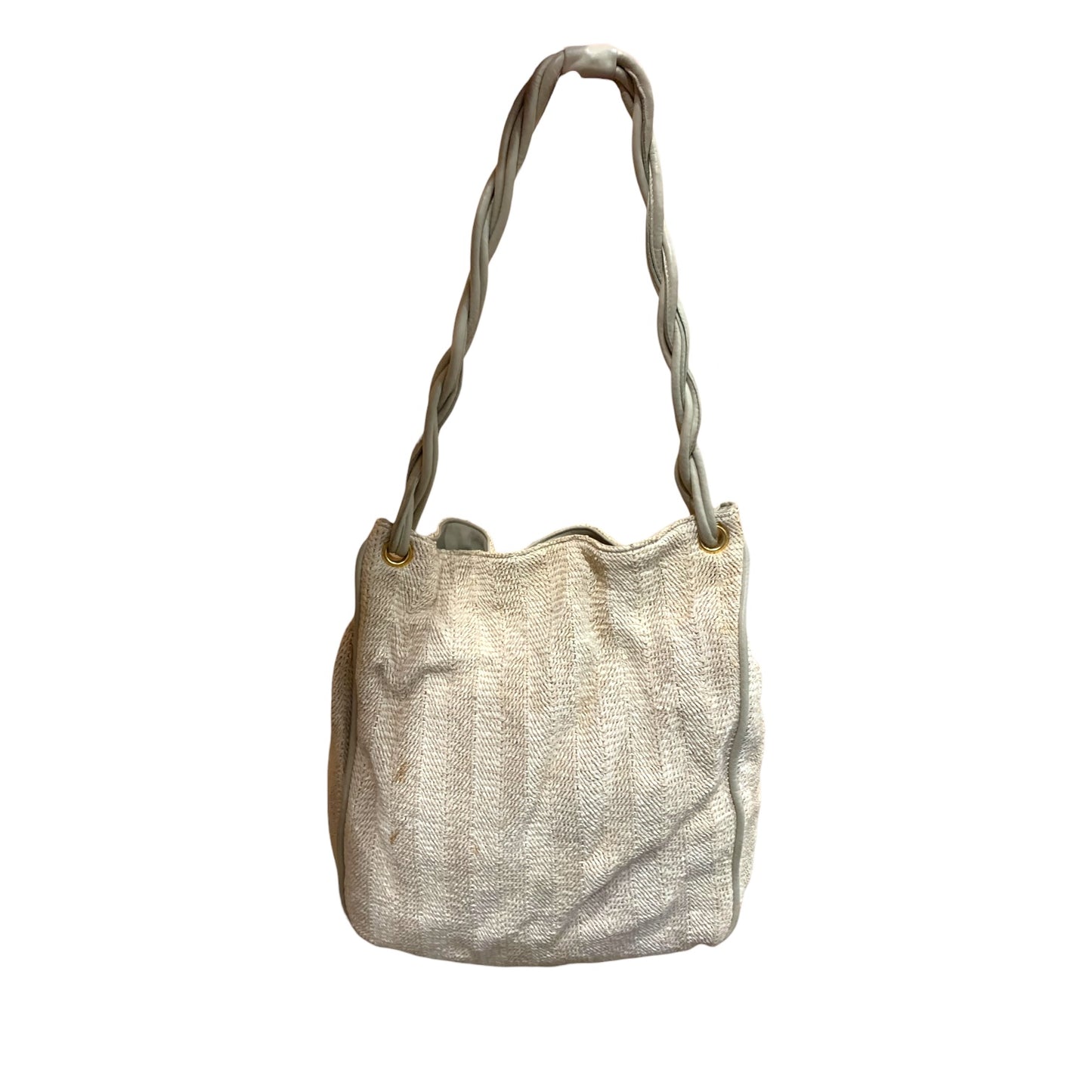 Borsa A Spalla Vintage Braccialini Beige