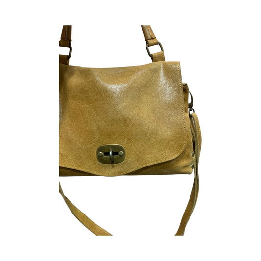 Borsa Tracolla Pelle Ocra