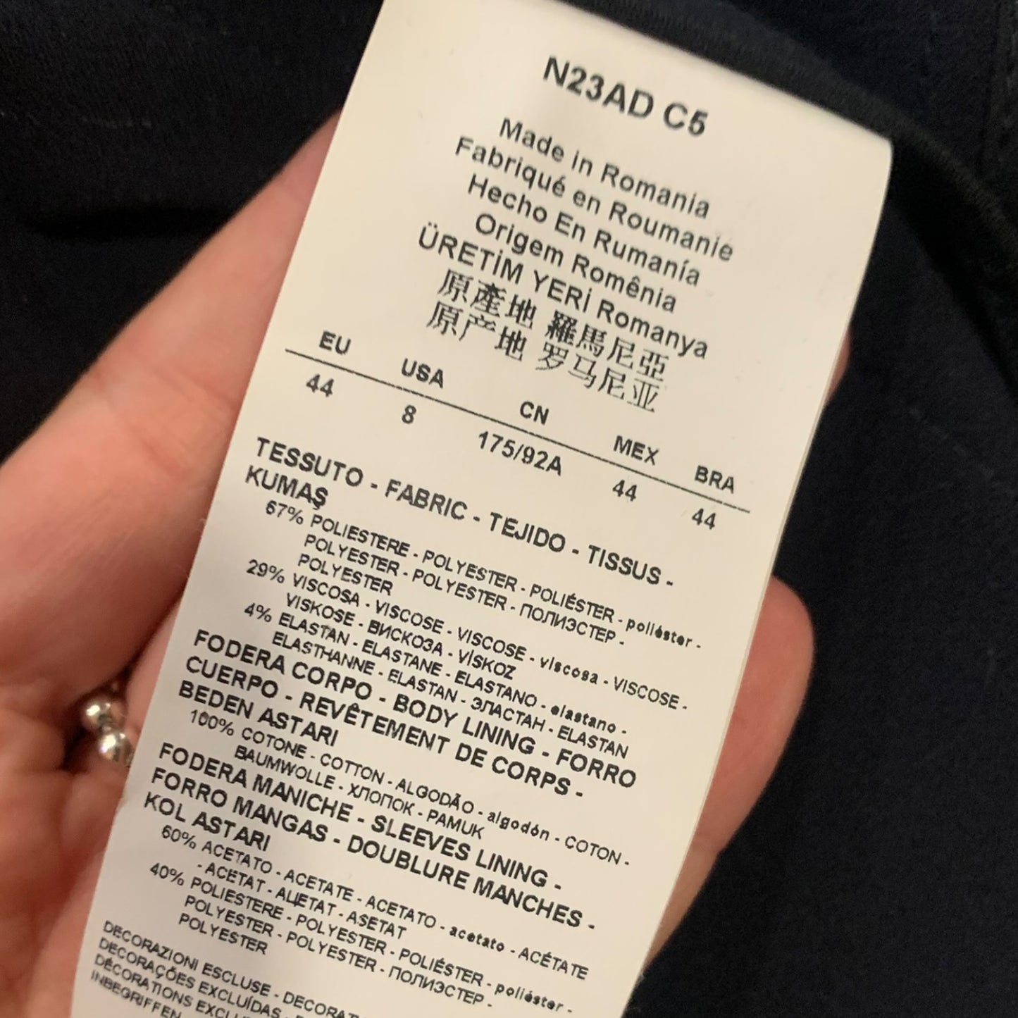 Blazer Donna Armani Jeans Calssico