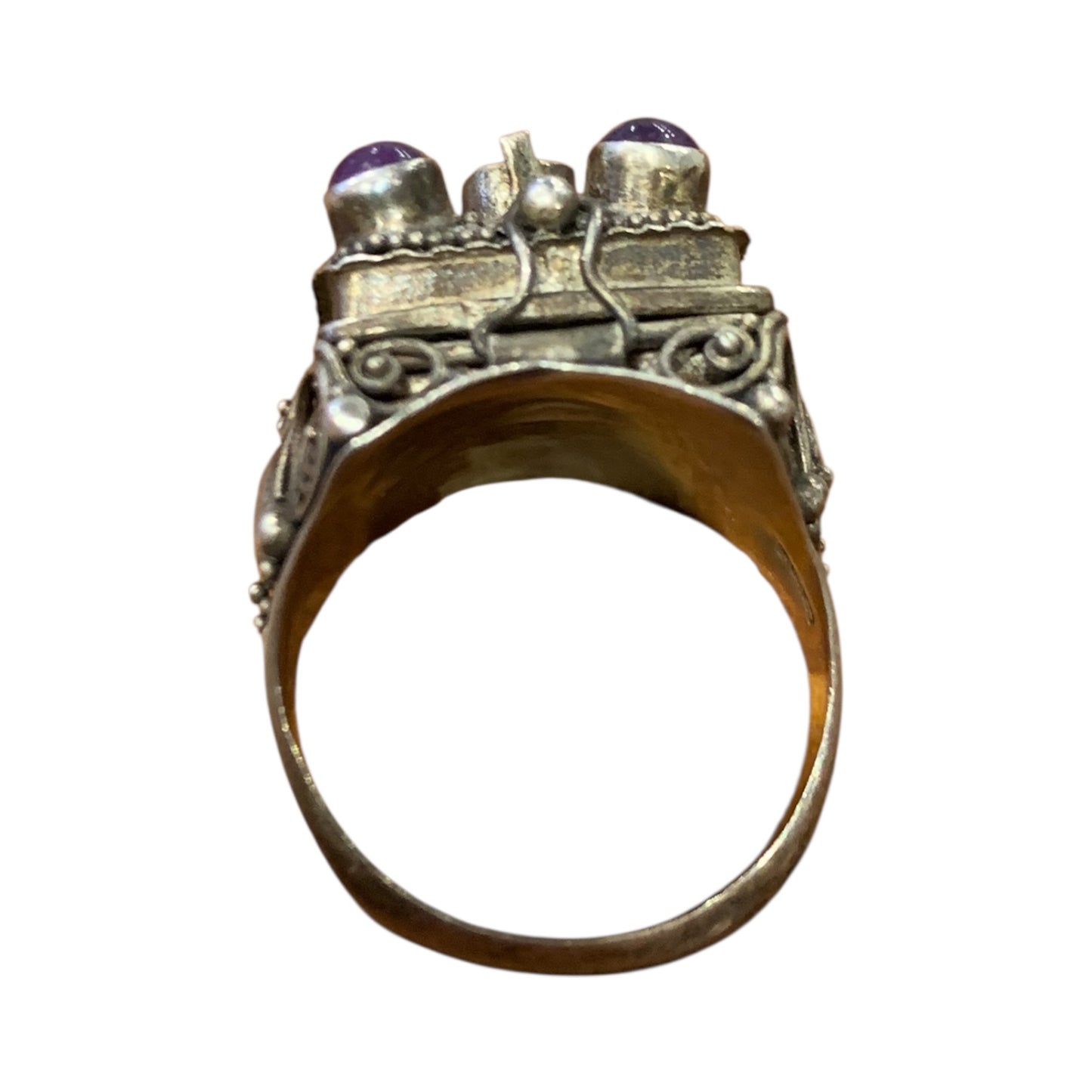 Anello Vintage Con Scomparto