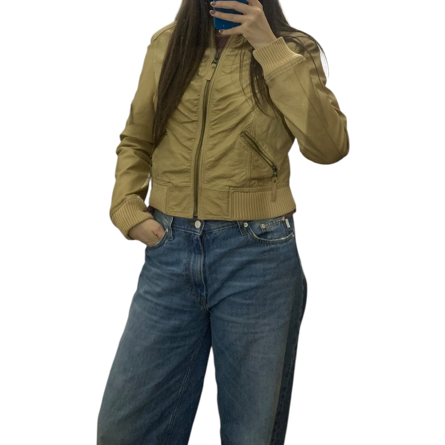 Giacca Bomber Donna Bata Pelle