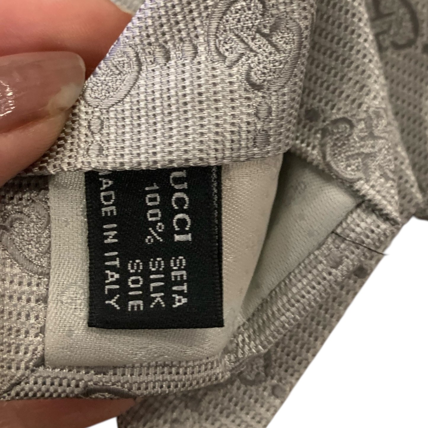Cravatta Gucci Seta Monogram