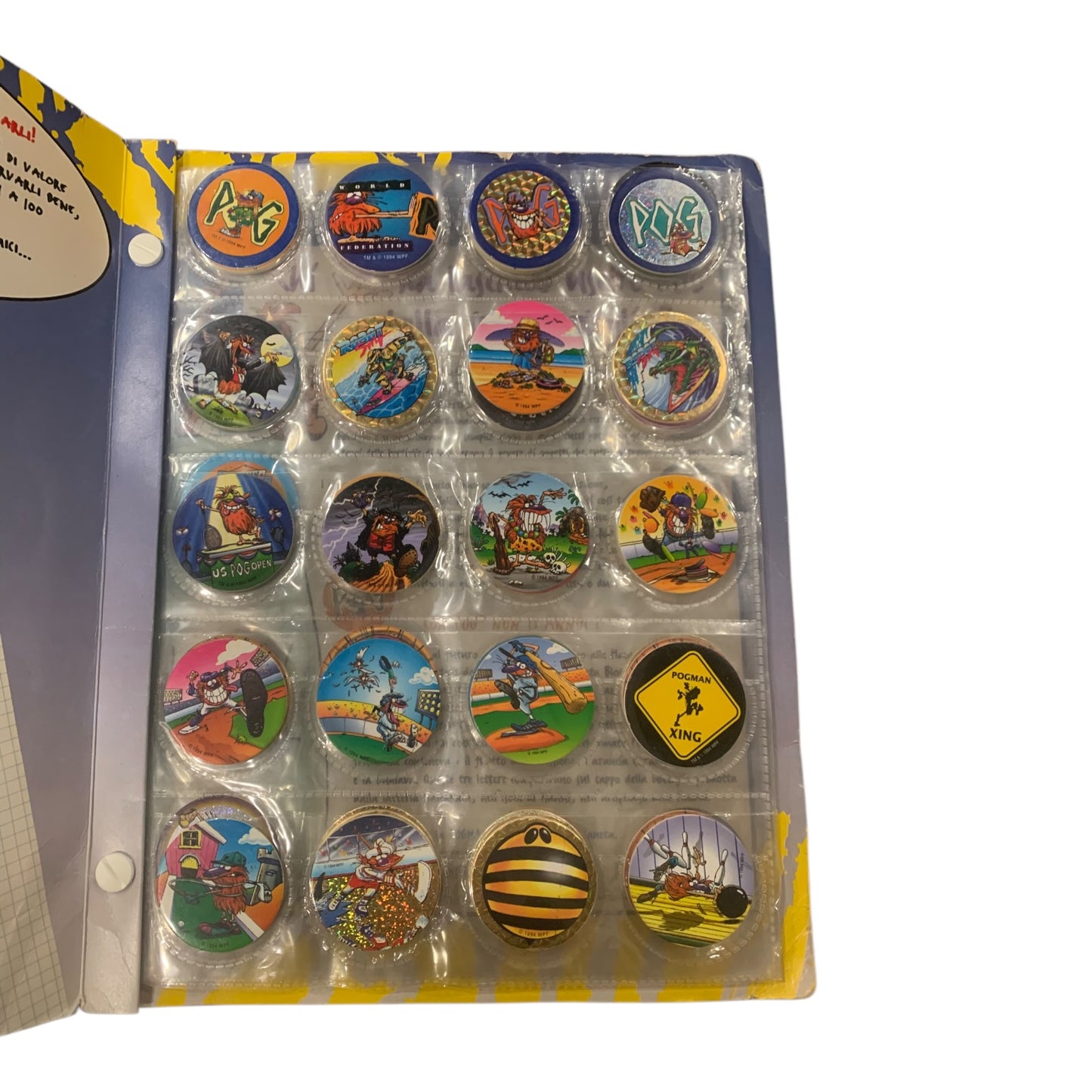 Pog Album Vintage 1994