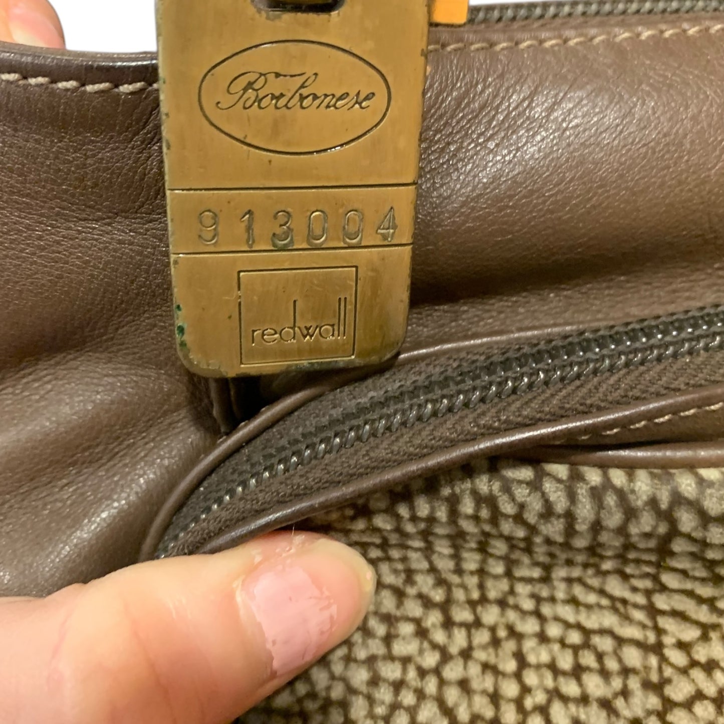 Borsa Tracolla Vintage Borbonese Tapiro