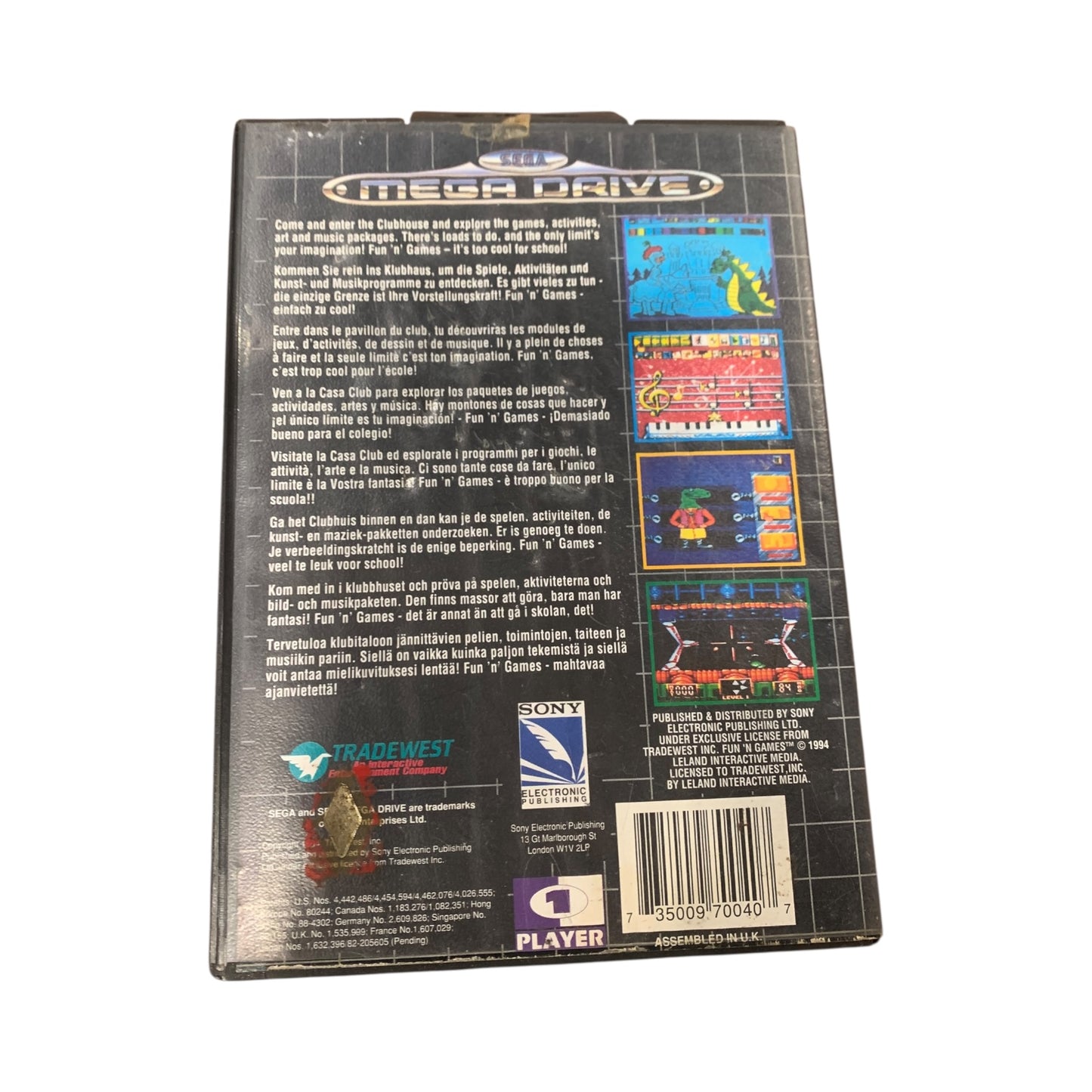 Gioco Sega Paint Games Music Style