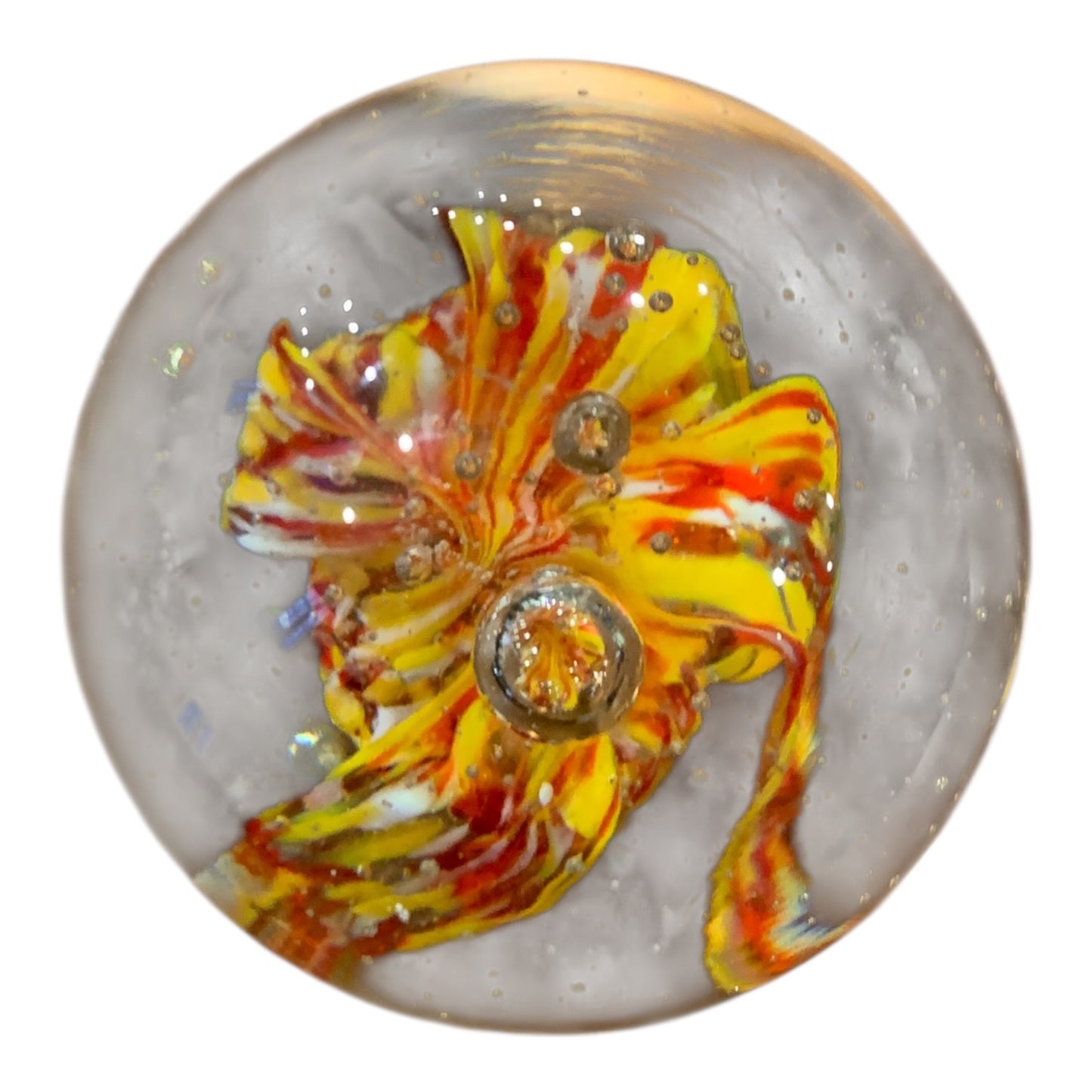 Fermacarte Vetro Fiore