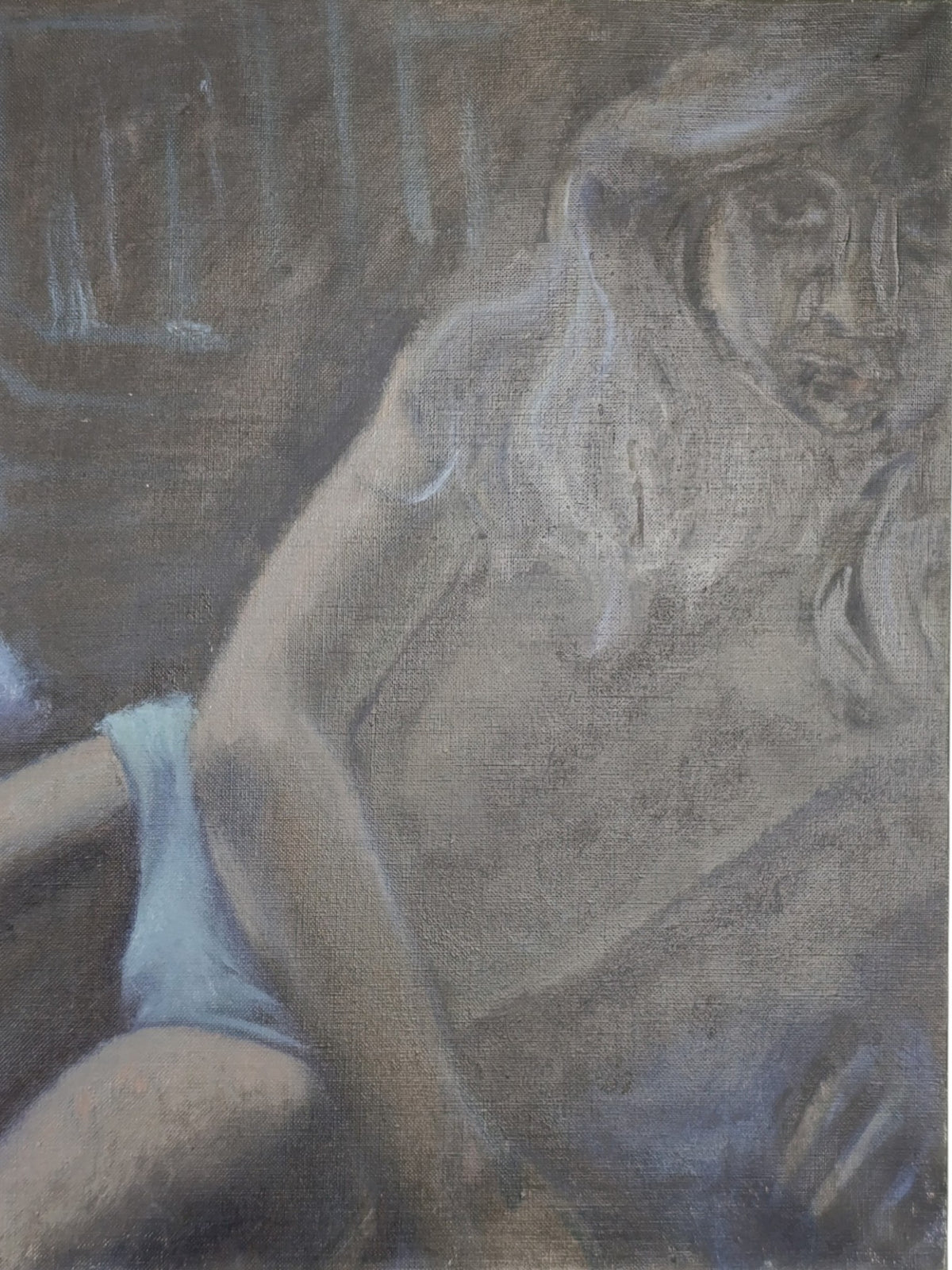 Dipinto Olio Su Tela Enrico Allimandi