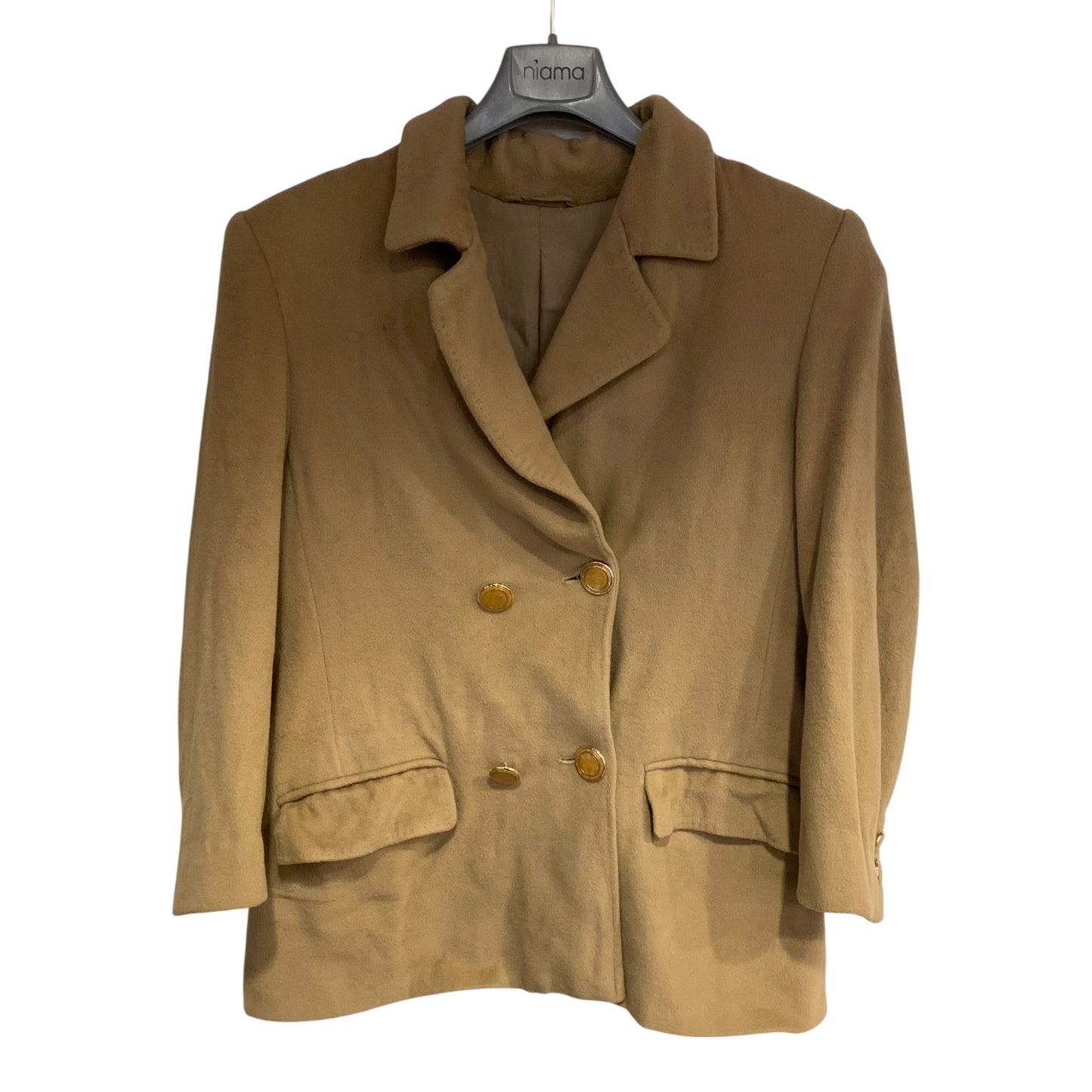 Blazer Donna Cachemire Cammello