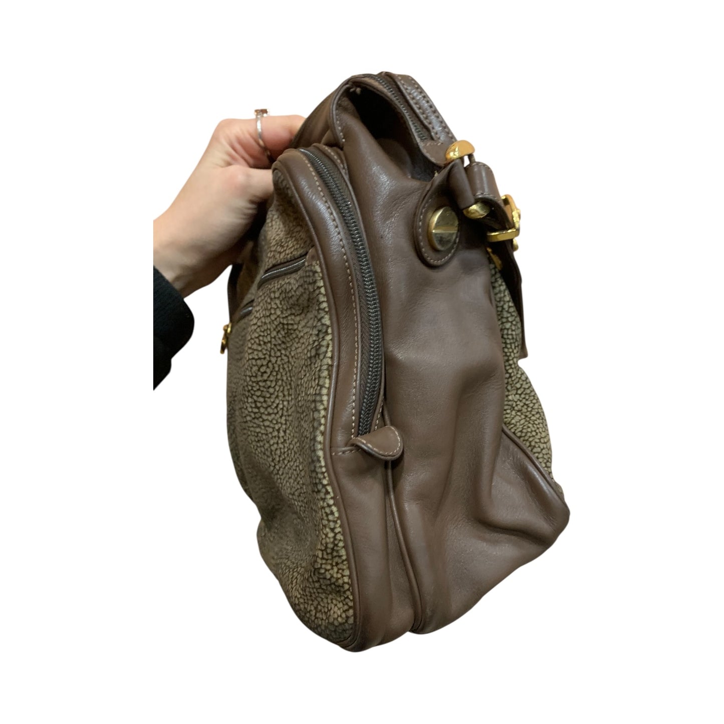 Borsa Tracolla Vintage Borbonese Tapiro