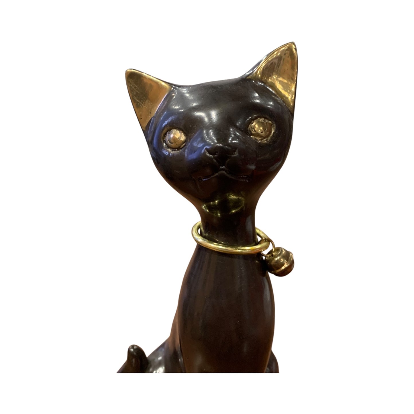 Statuina Vintage Gatto Pietra