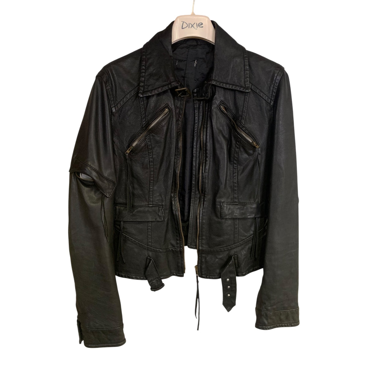 Giacca Chiodo Donna Vintage Pelle