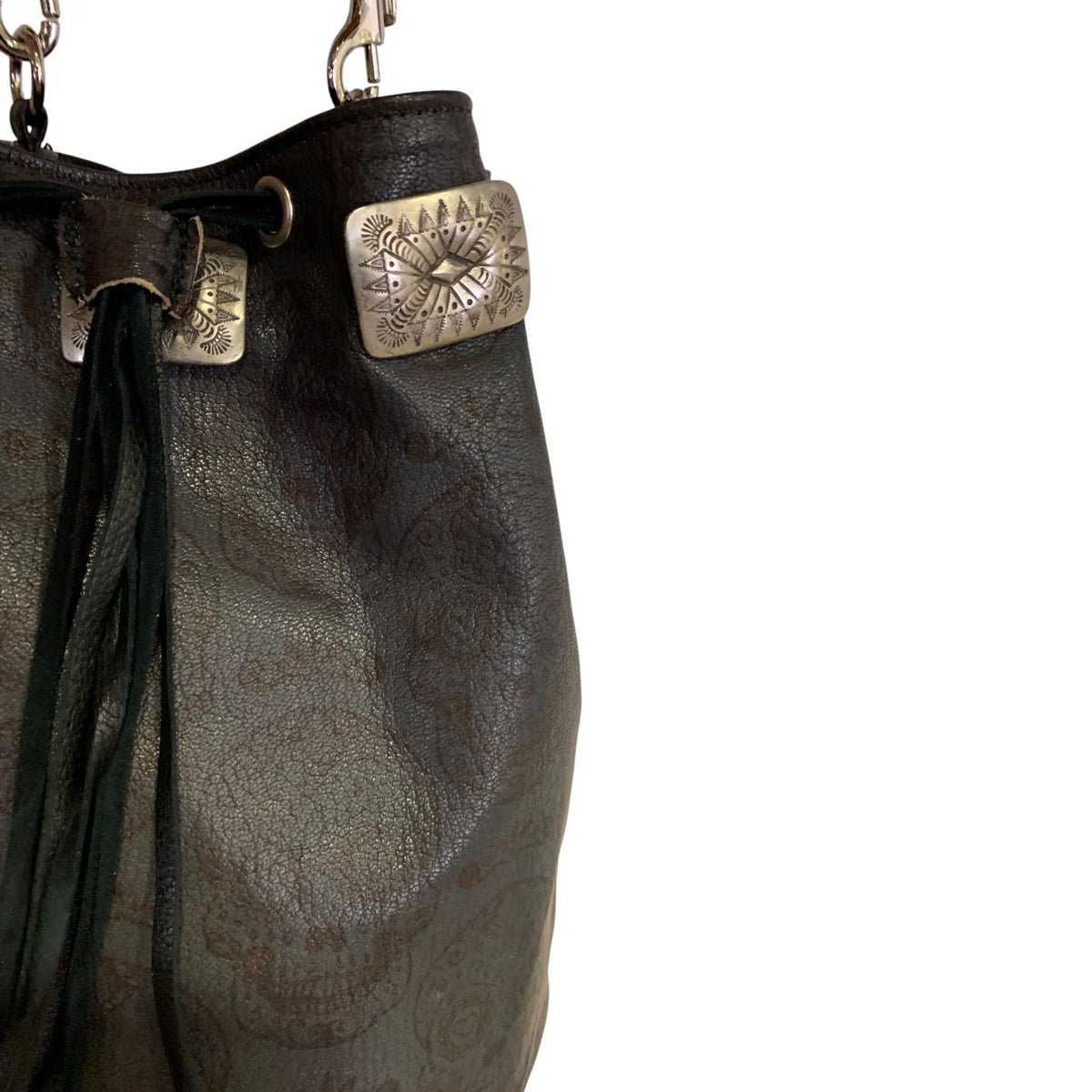 Borsa Secchiello Pelle Brunocenere