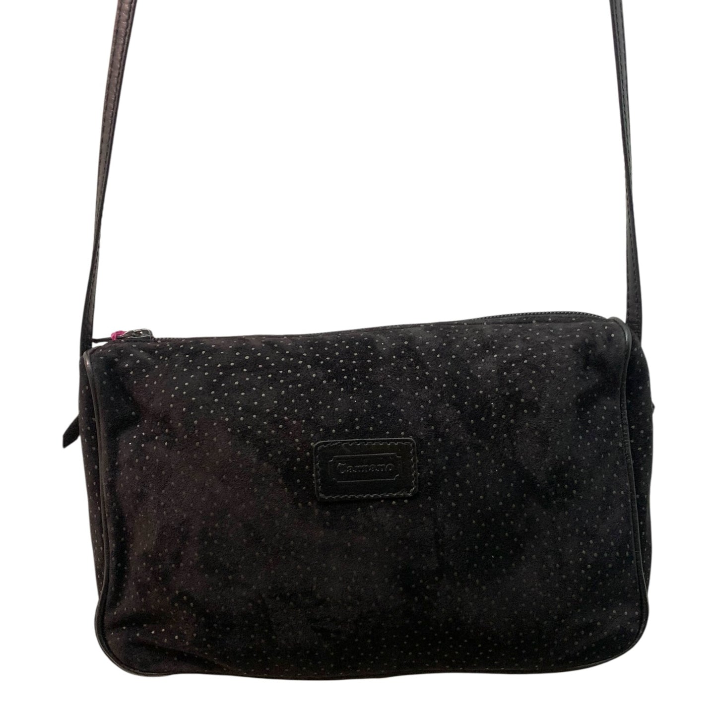 Borsa Tracolla Vintage Carrano Pelle Nera