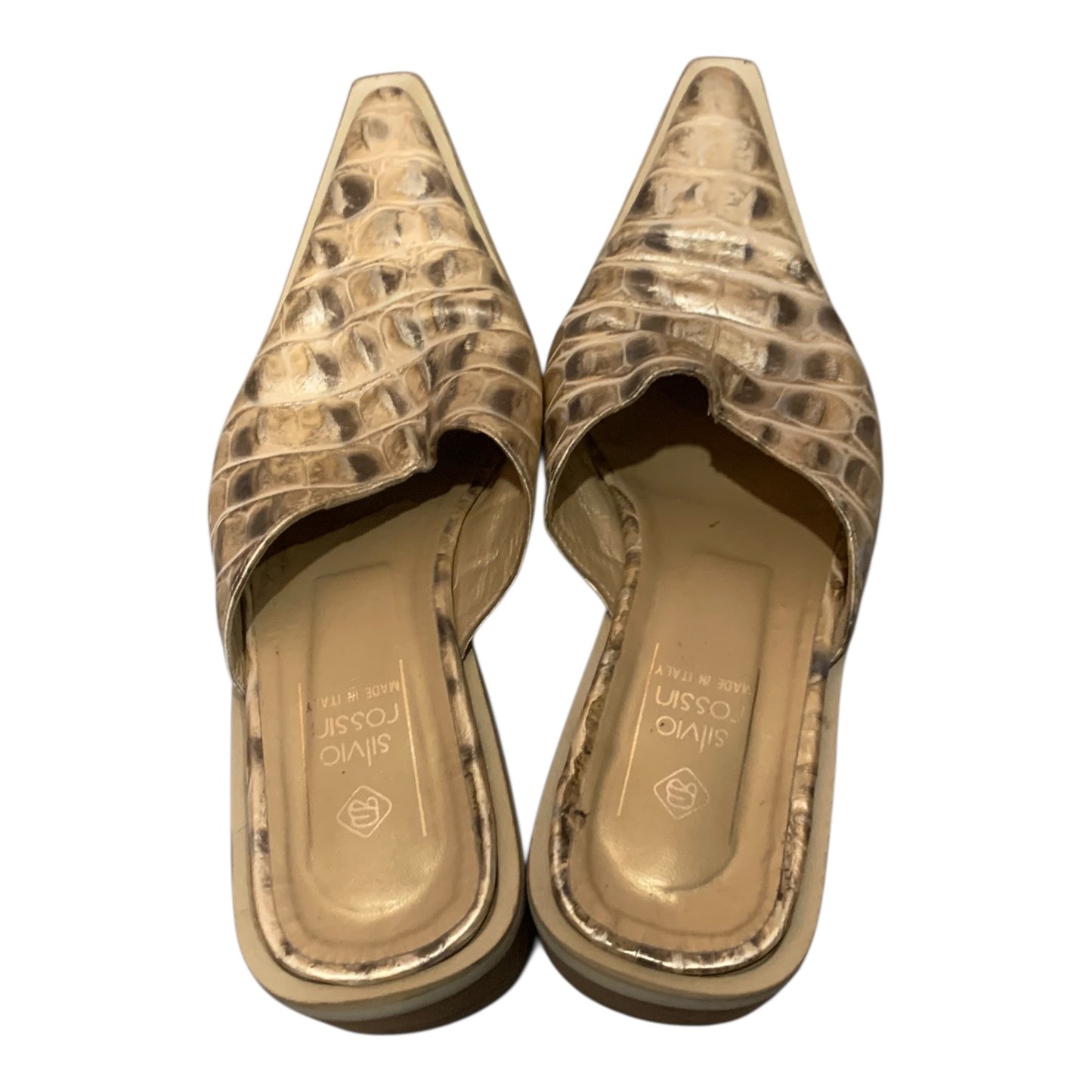 Scarpe Sabot Donna Vintage Pelle