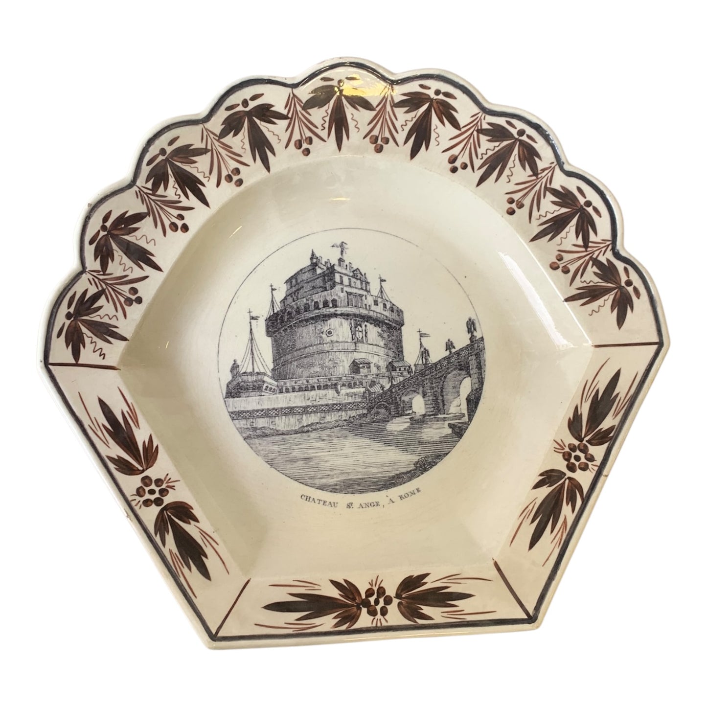 Tris Piatti Epoca Ceramica Dortu Monumenti