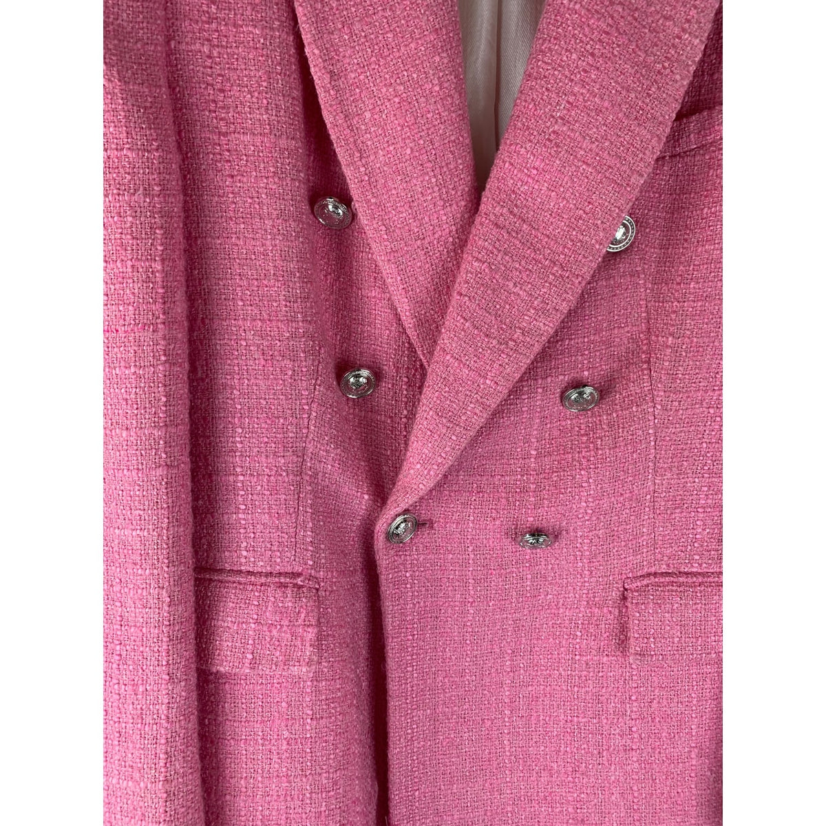Blazer Donna Zara Doppiopetto Rosa