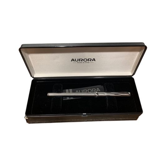 Penna Stilografica Aurora Cromata