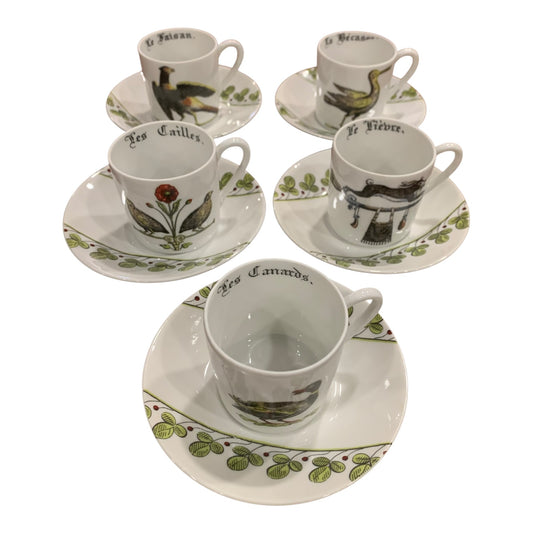 Servizio Tazzine Caffè Porcellana Francese