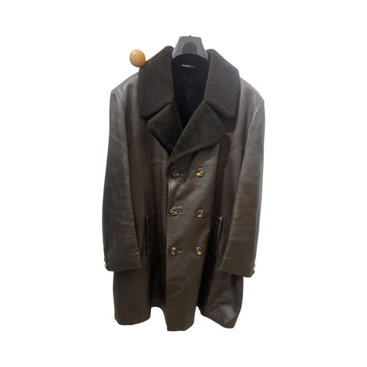 Cappotto Montone Uomo Vintage New Style