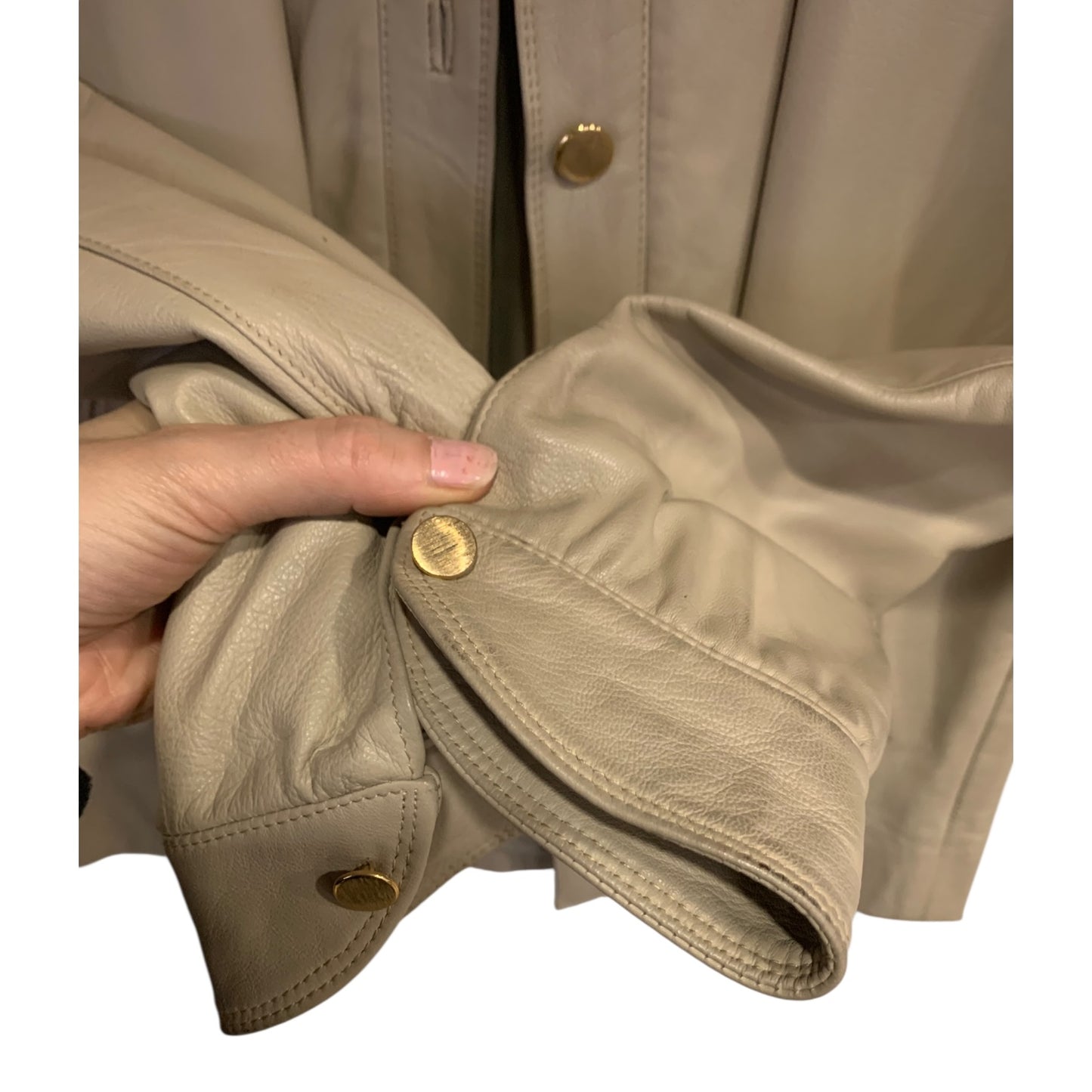 Completo Donna Vintage Pelle Beige