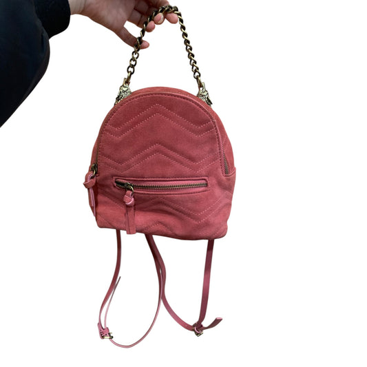 Zainetto Donna Zara Pelle Rosa