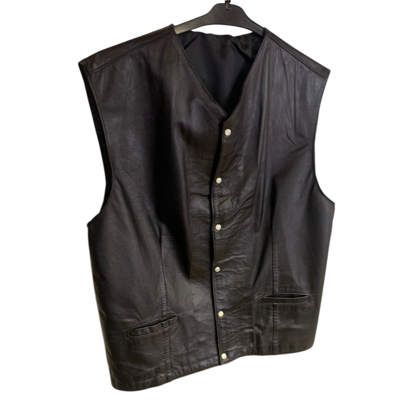 Gilet Uomo Pelle Nero