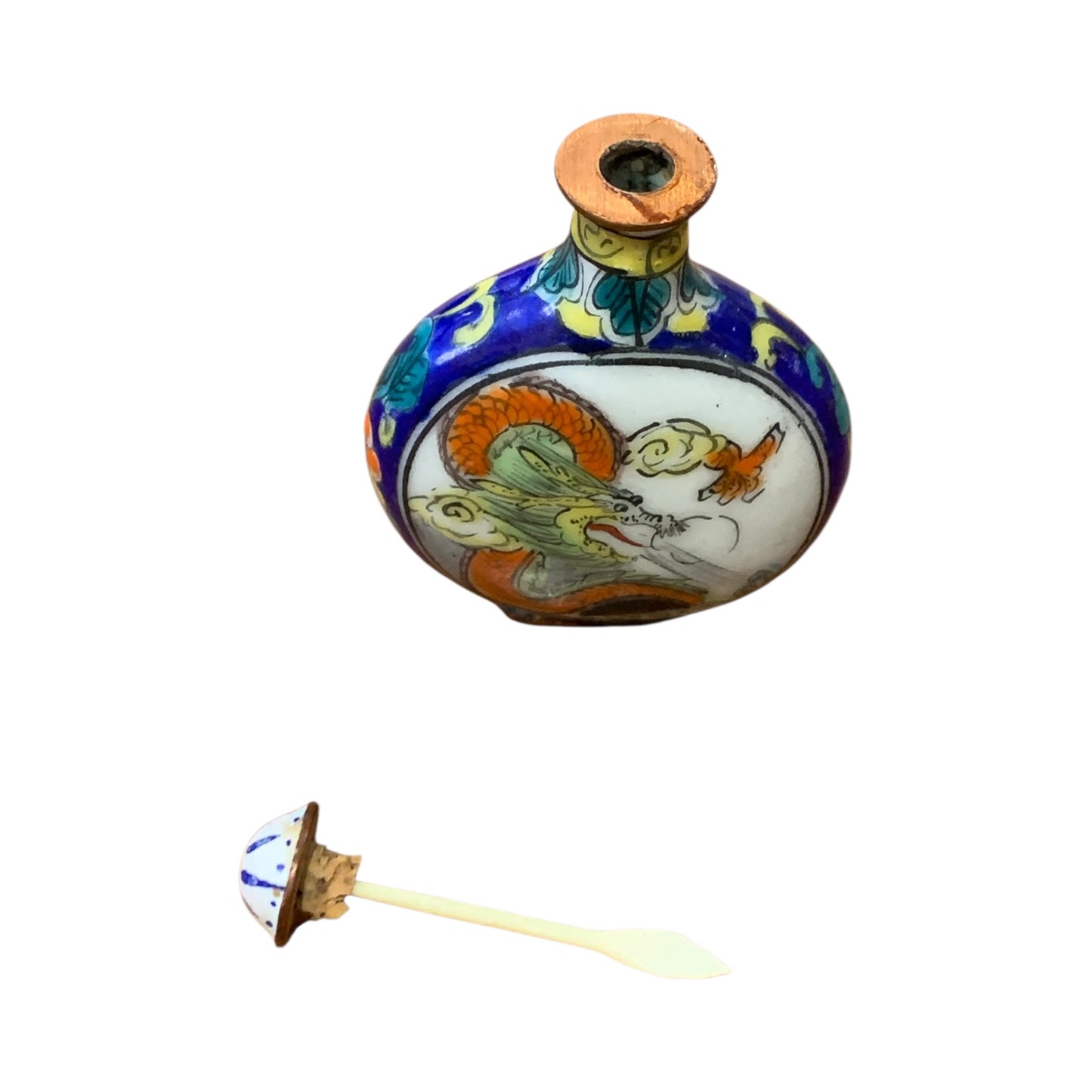 Tabacchiera Orientale Epoca Drago