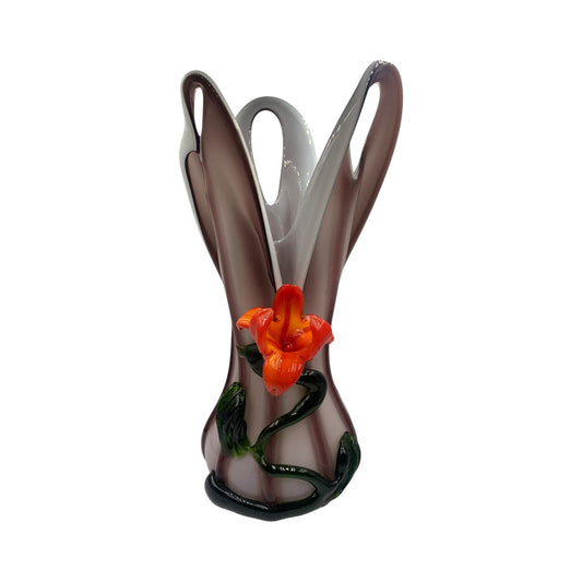 Vaso Vetro Di Murano Fiore