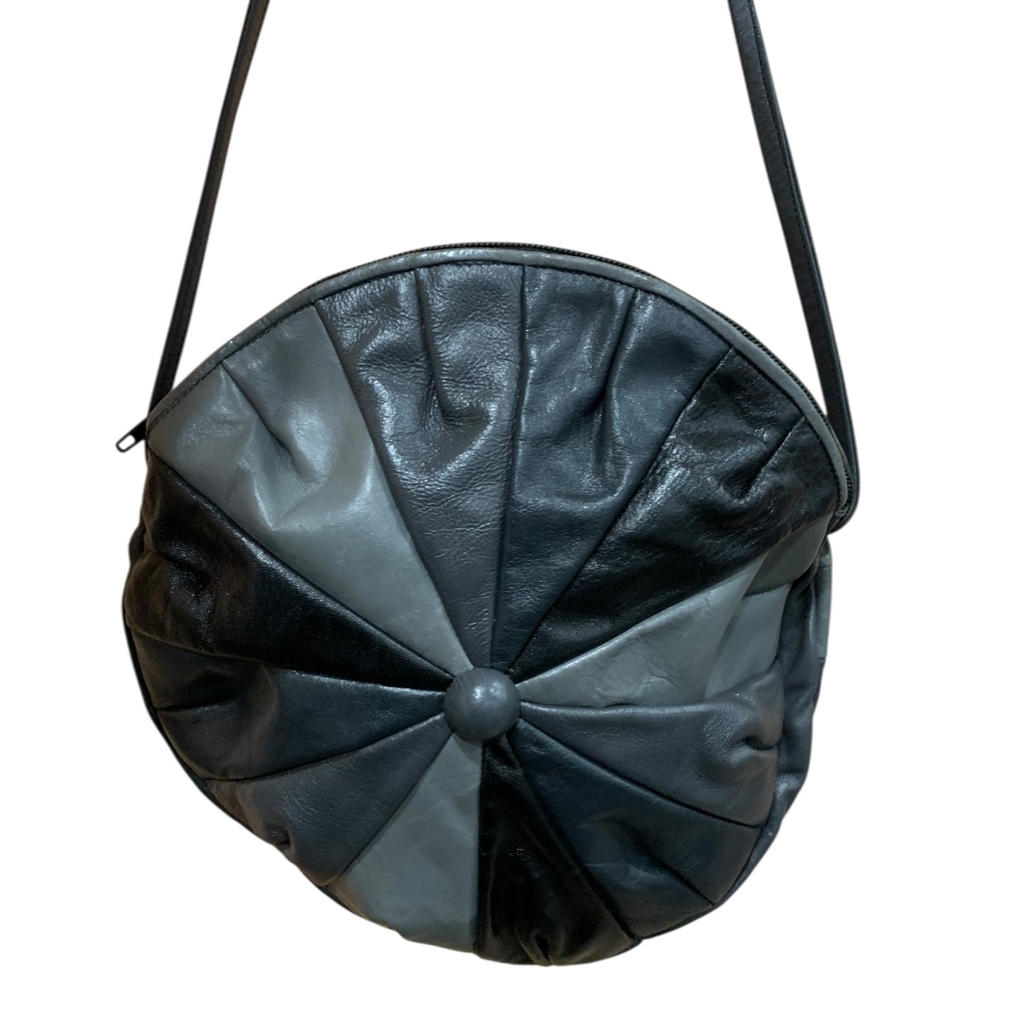 Borsa Tracolla Vintage Pelle Rotonda