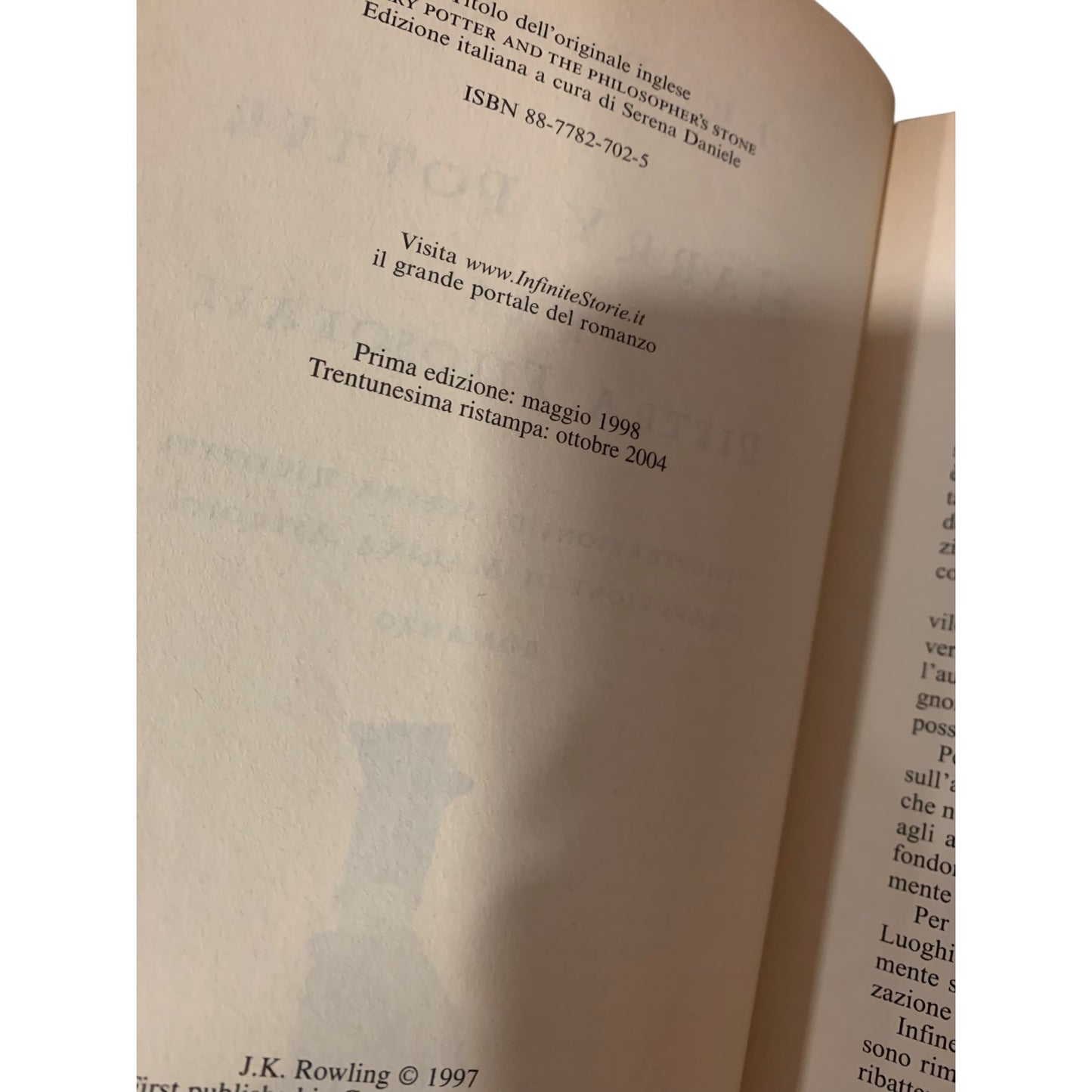 Libro Harry Potter E La Pietra Filosofale
