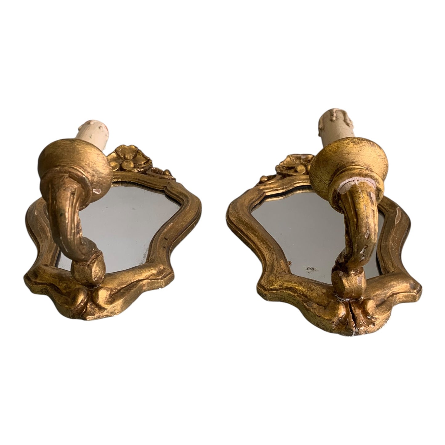 Coppia Applique Epoca Legno