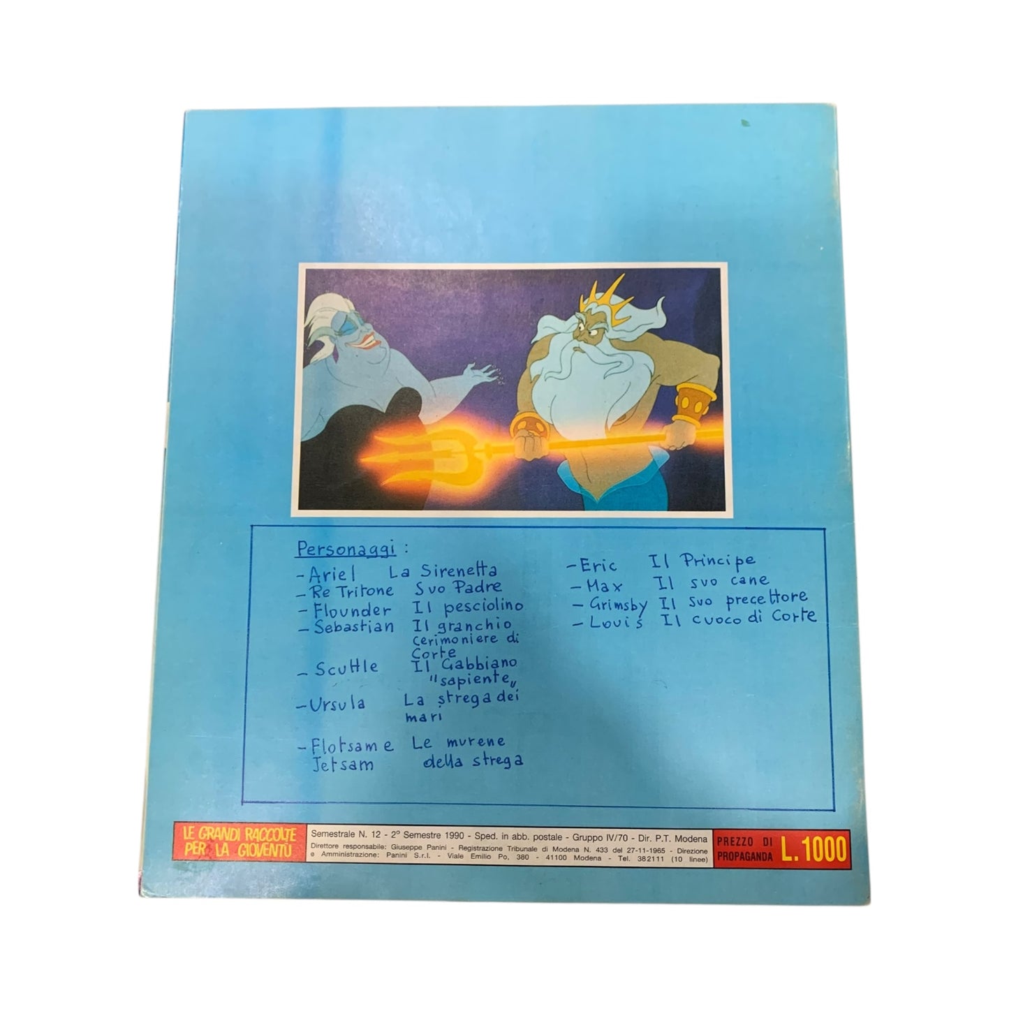 Album Figurine Anni 90 La Sirenetta