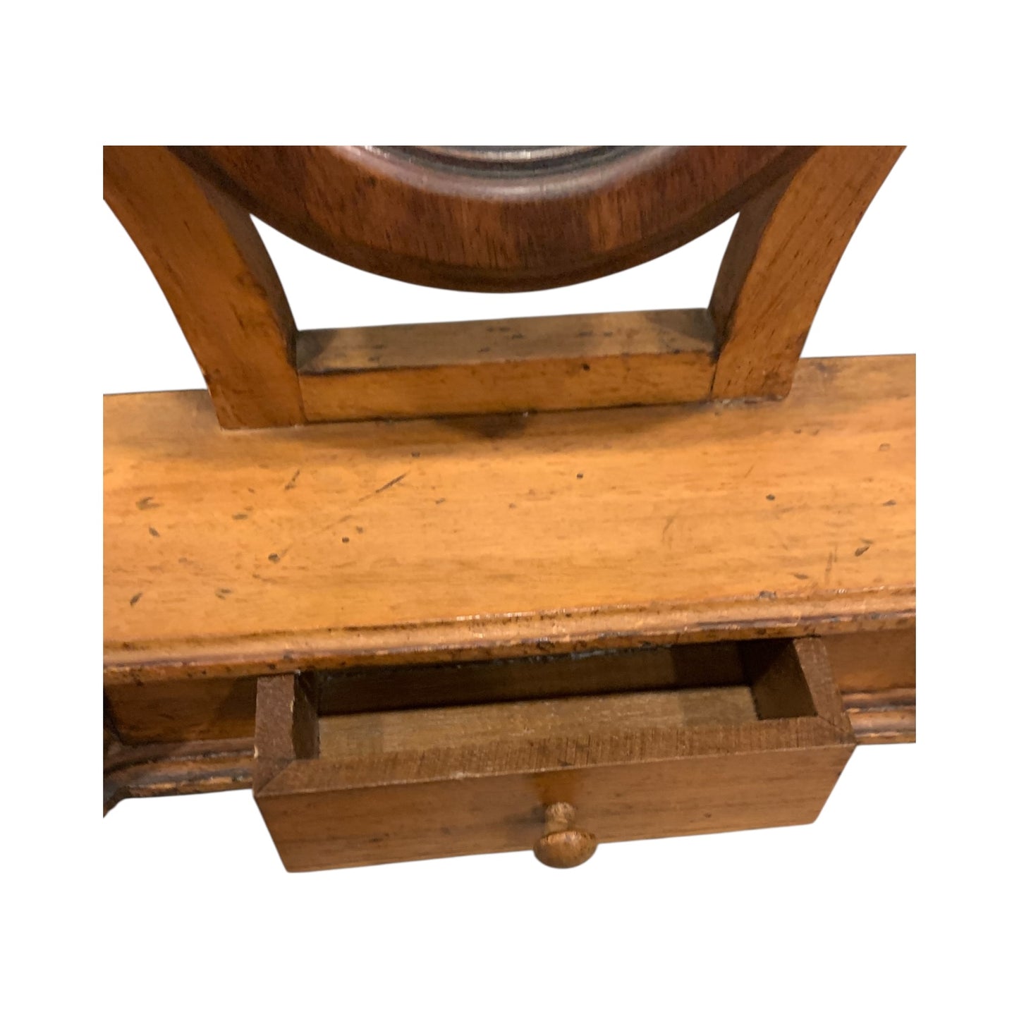 Specchio Da Toilette Vintage Legno