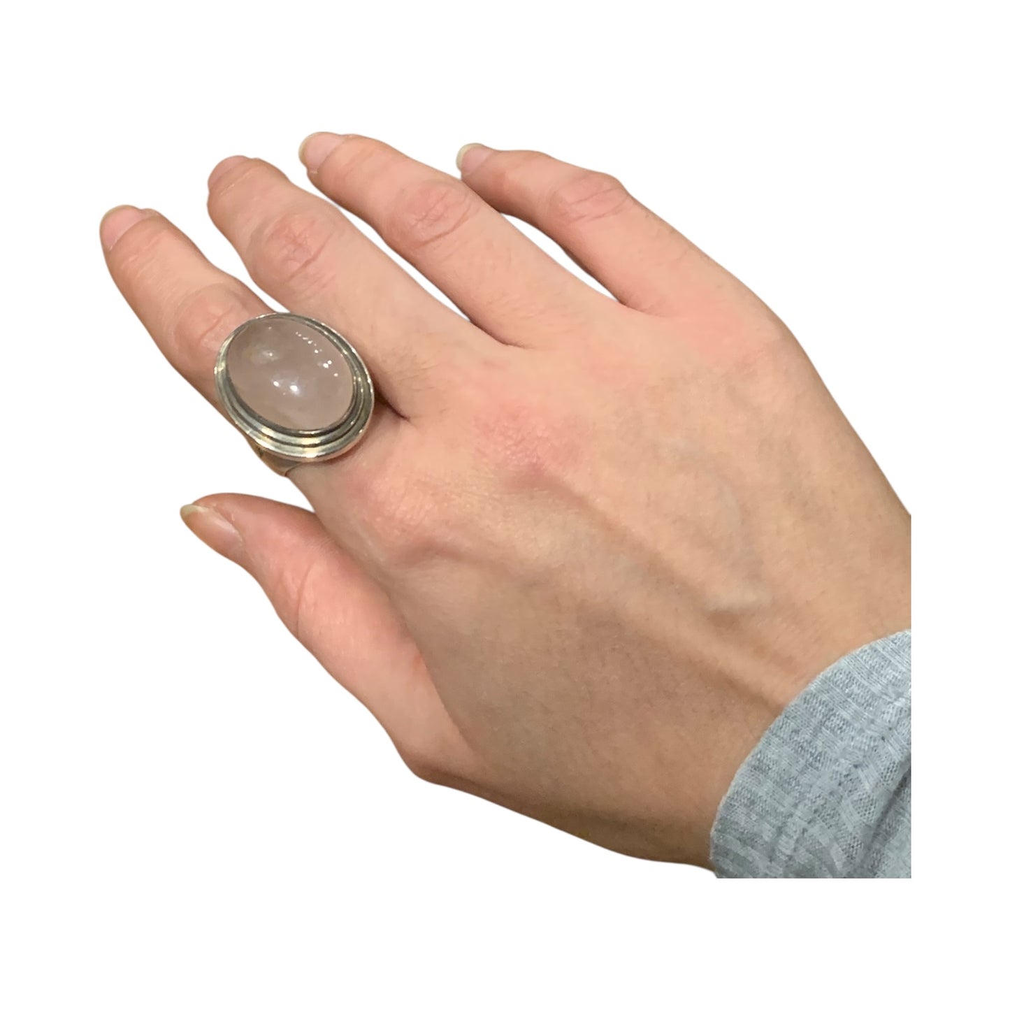 Anello Donna Vintage Quarzo Rosa