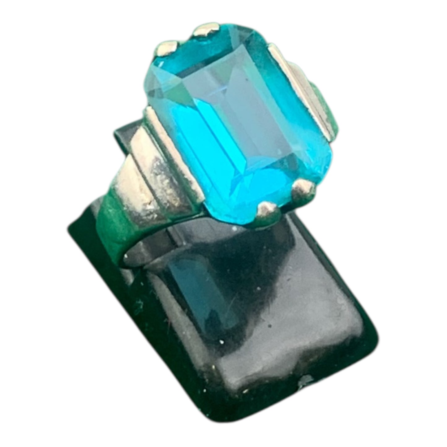 Anello Donna Vintage Pietra Azzurra