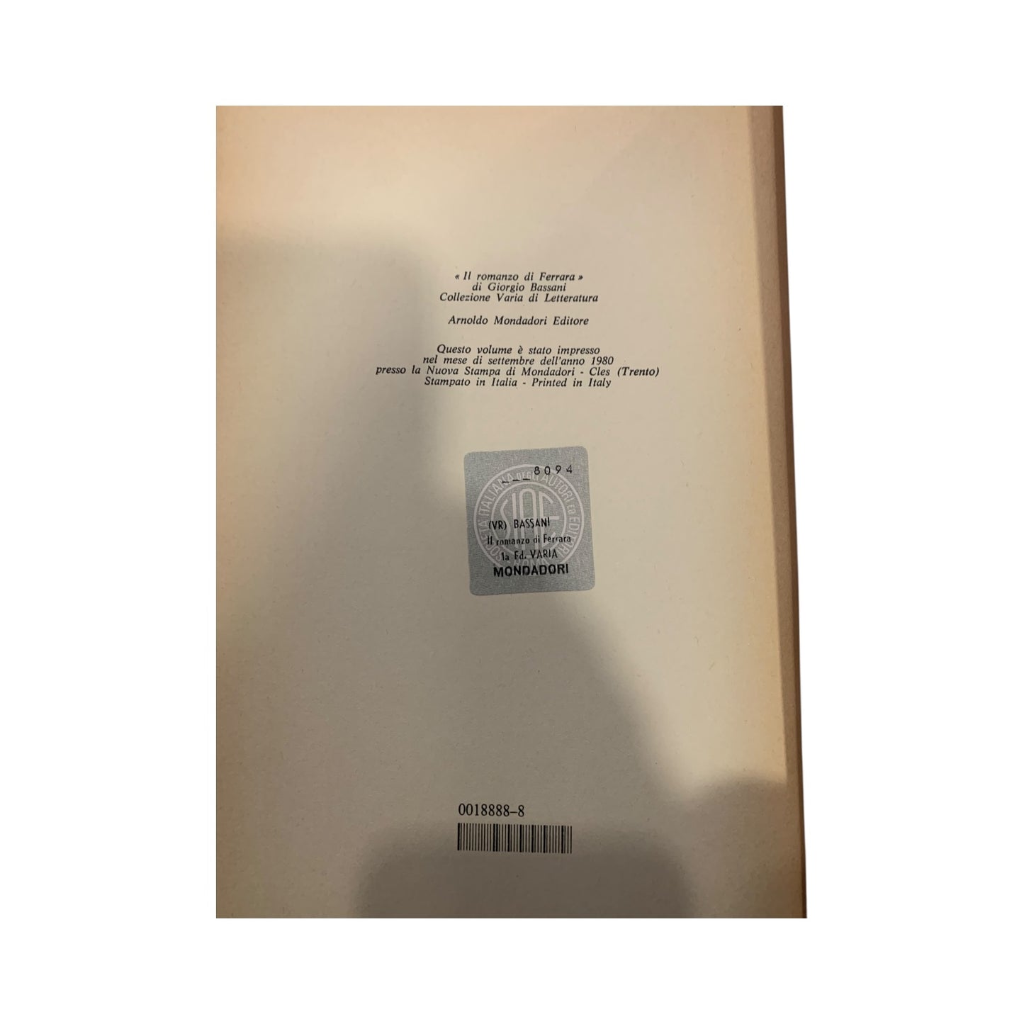Libro Il Romanzo Di Ferrara